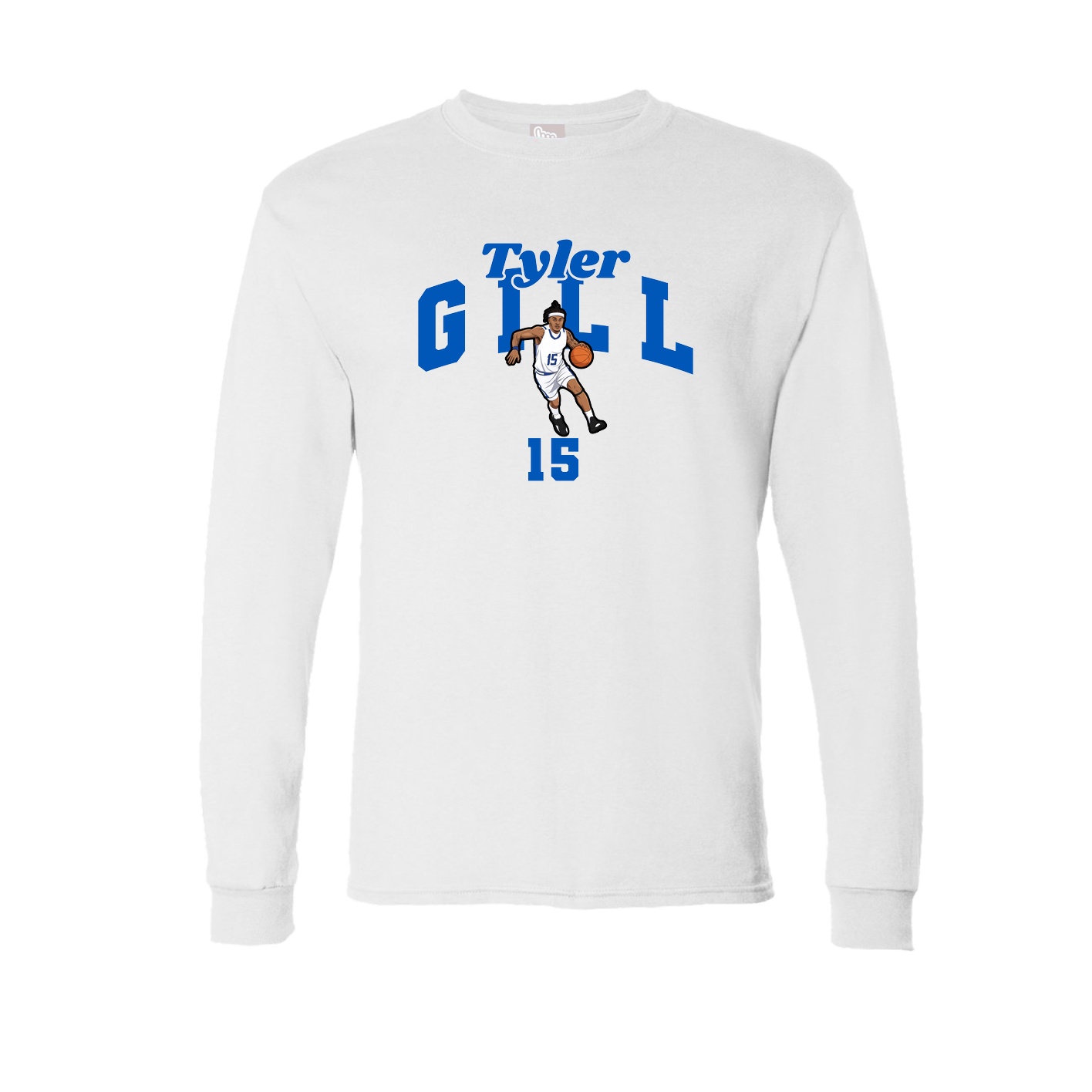 Long Sleeve Tee — Signature Arch in White