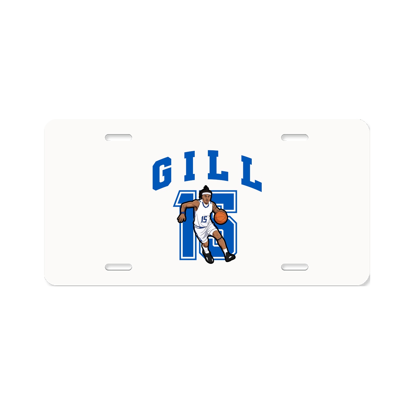 License Plate — Number in Classic
