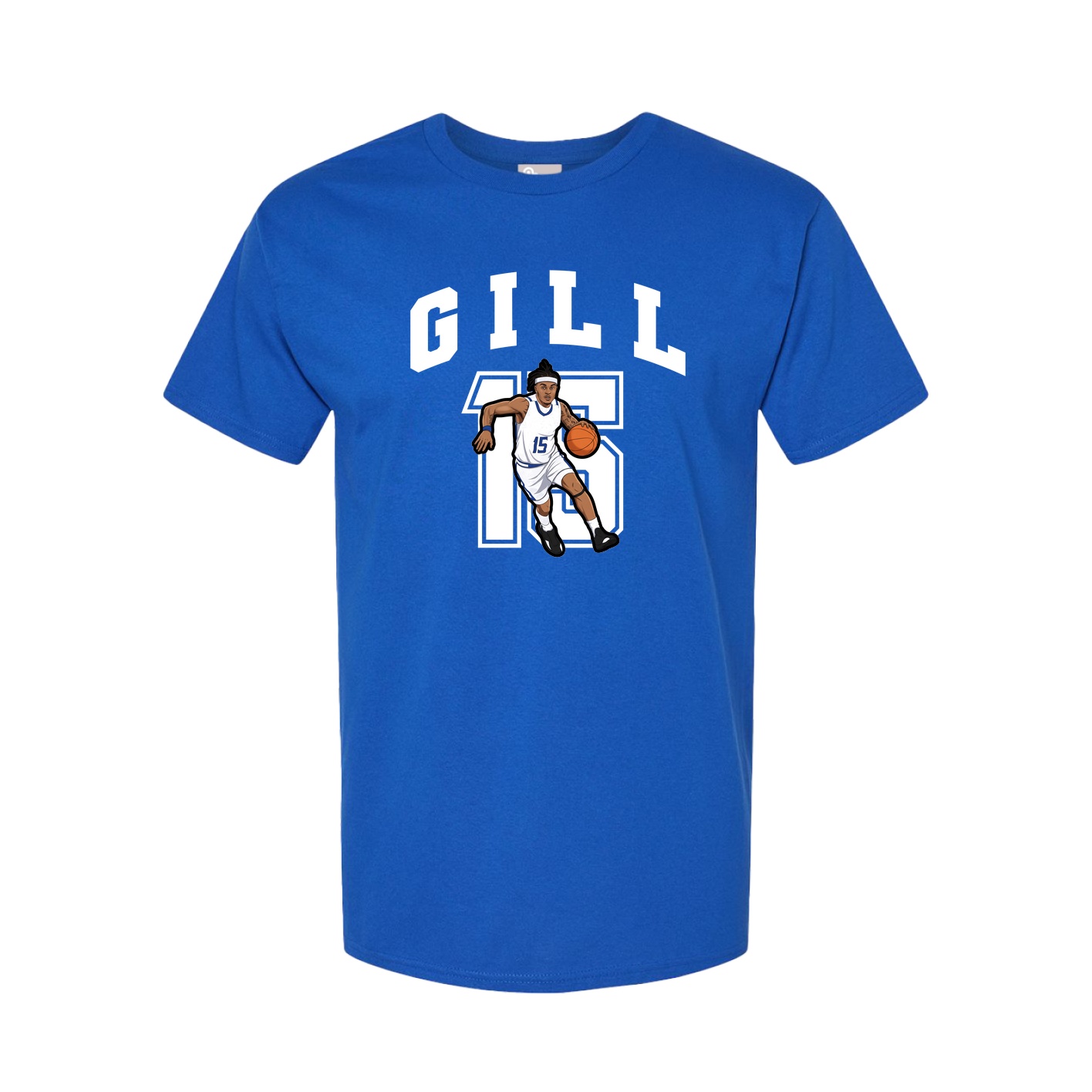Youth Tee — Number in Royal