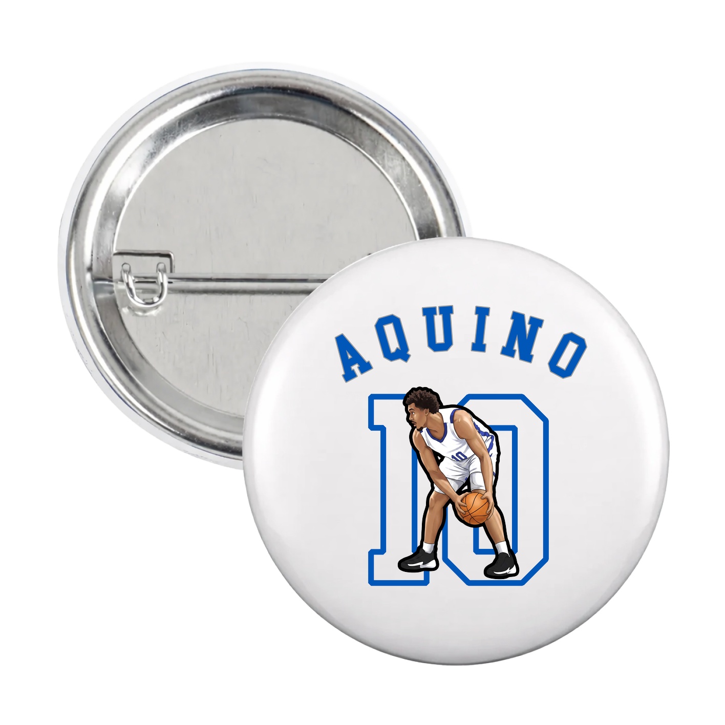 Game Day Button — Shirsey Arch in White