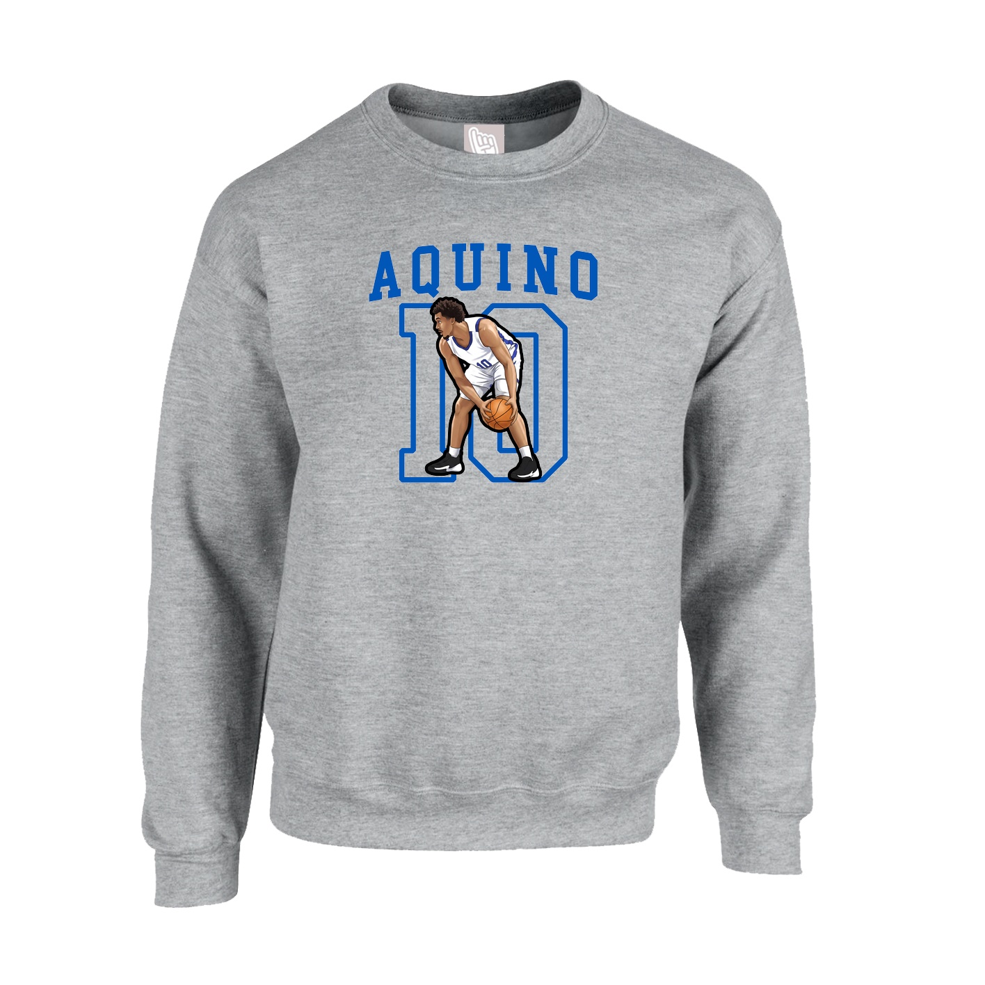 Fleece Crew — Shirsey in Grey