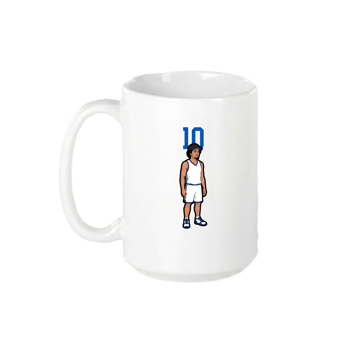 15oz Coffee Mug — Number Top in White