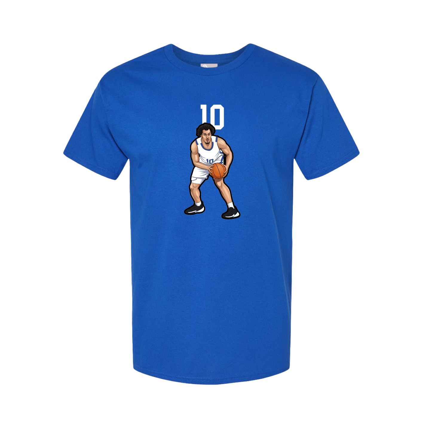 Youth Tee — Number Top in Royal