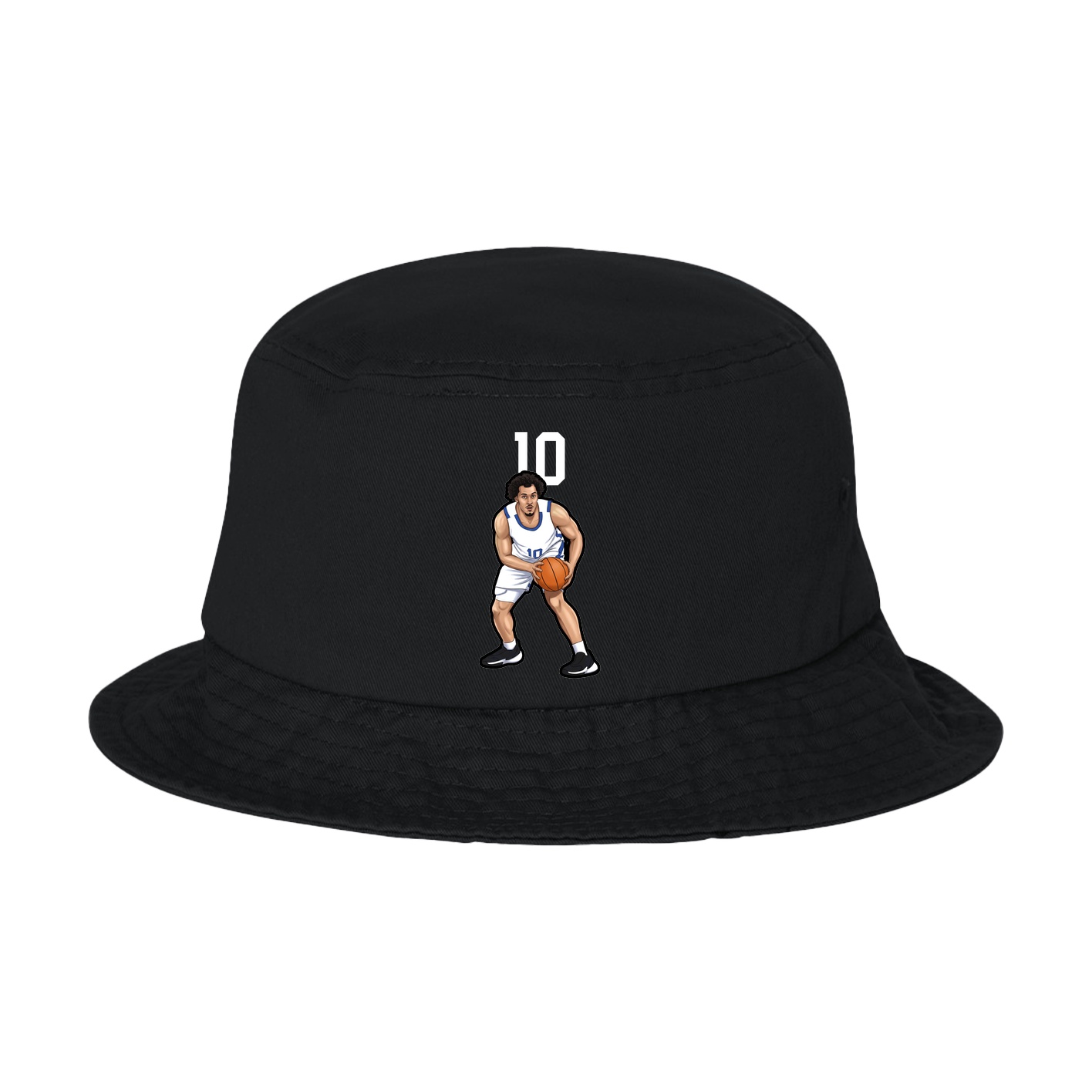 Bucket Cap — Number Top in Black