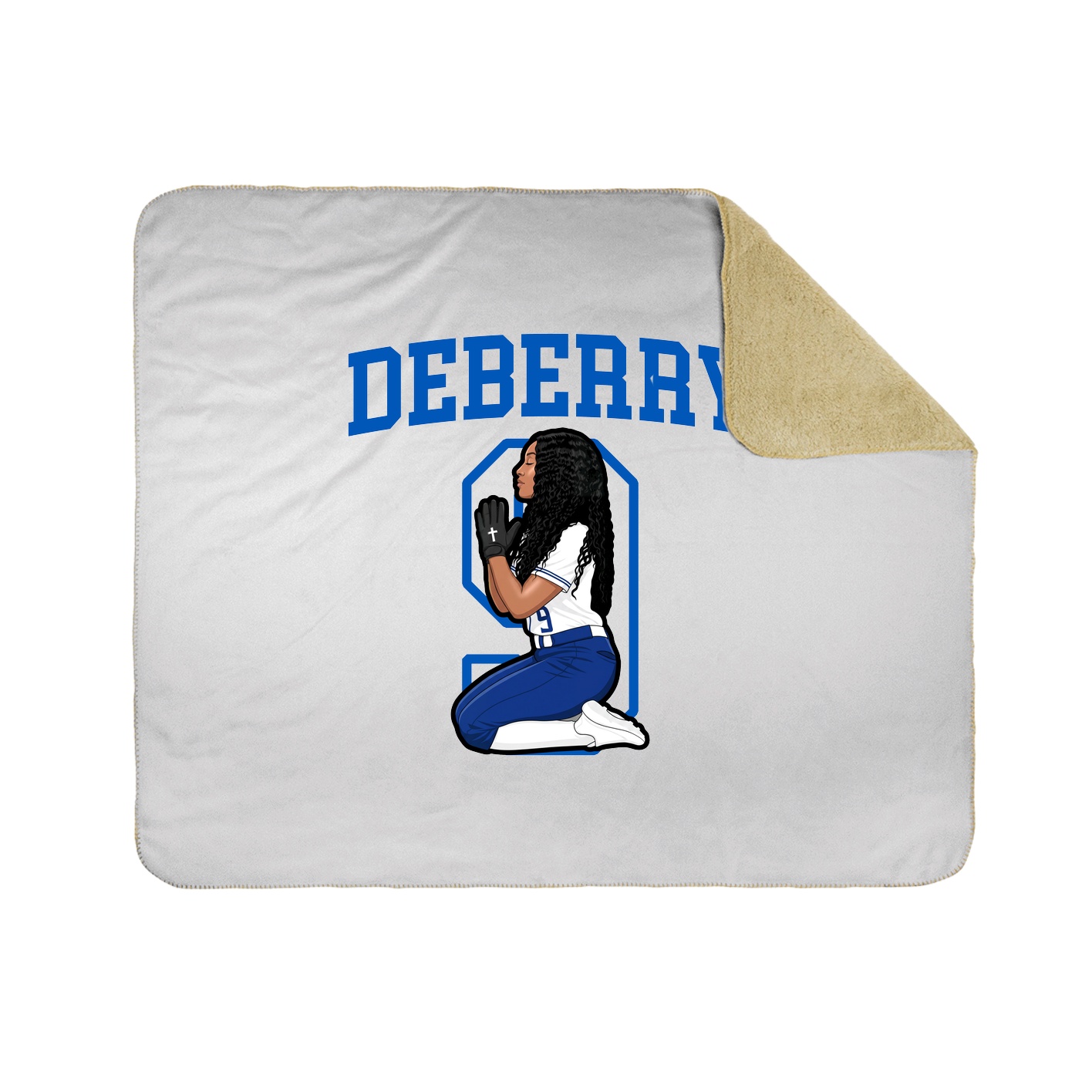 Throw Blanket — Shirsey in White