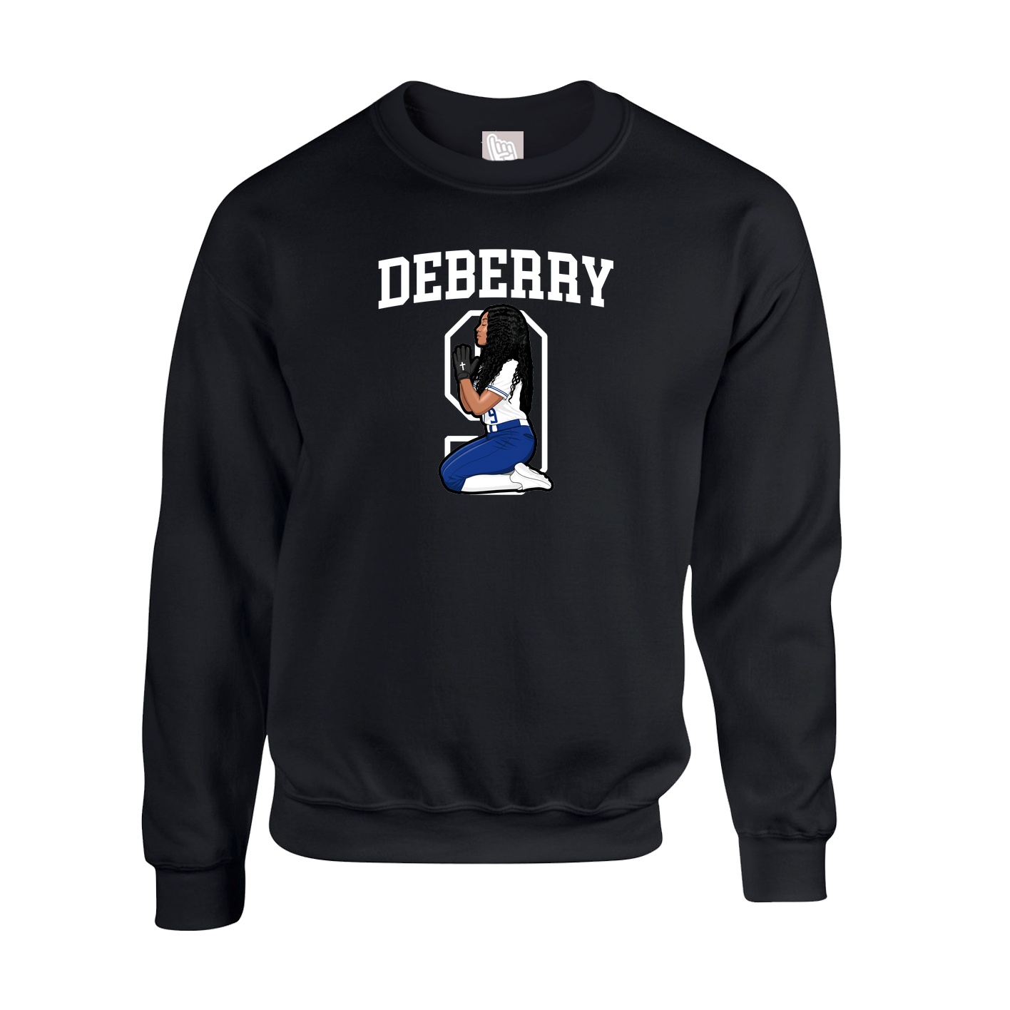 Fleece Crew — Shirsey in Black