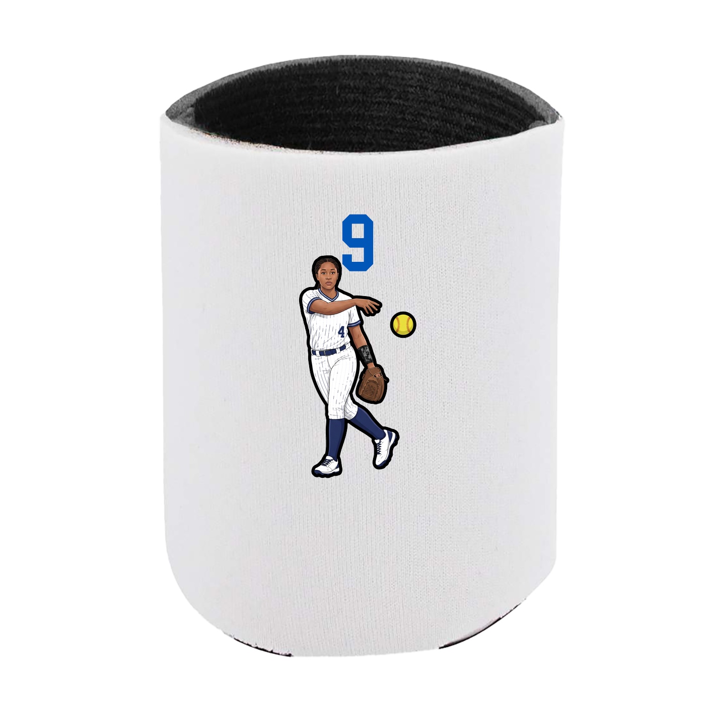 Can Holder — Number Top in White