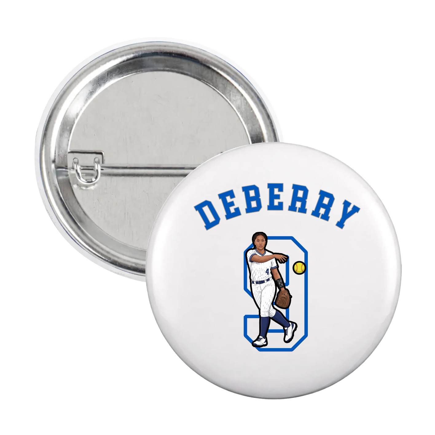 Game Day Button — Shirsey Arch in White
