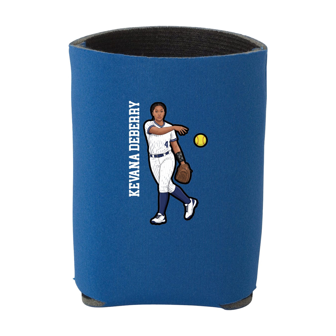 Can Holder — Name Vertical in Royal