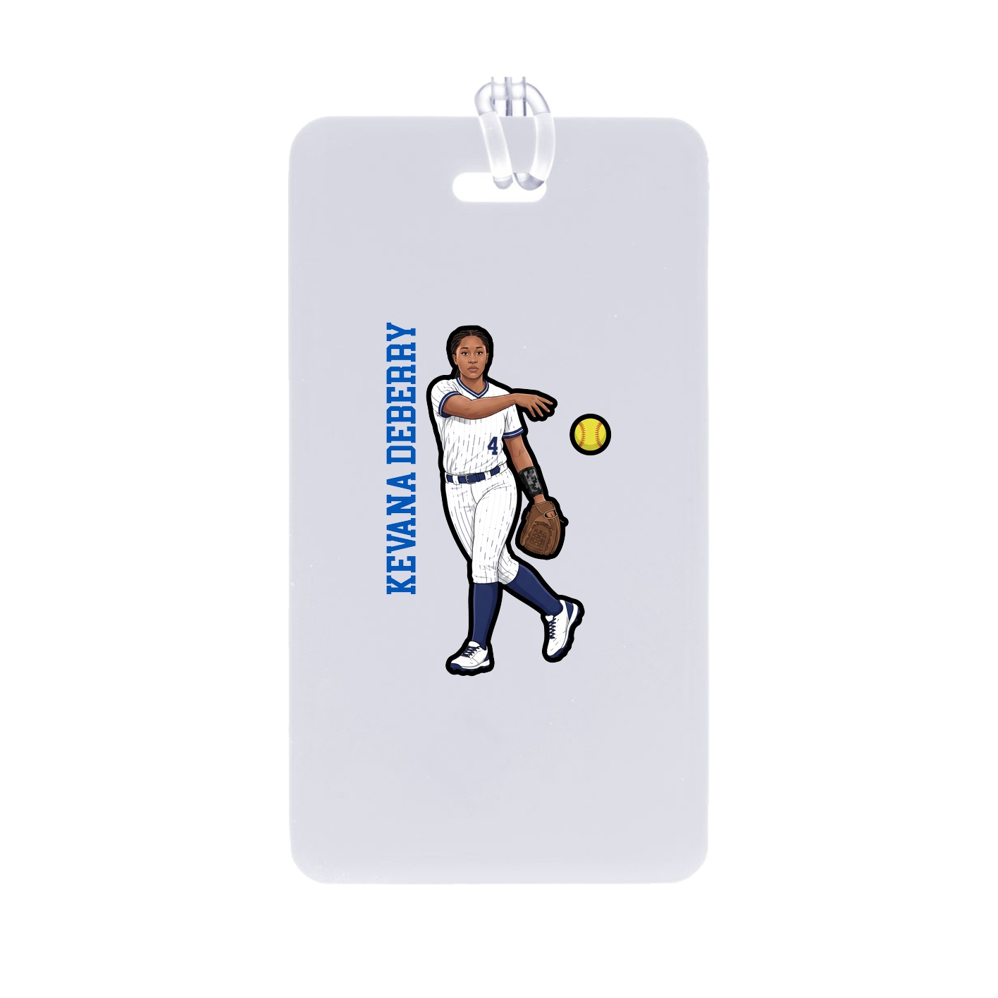 Bag Tag — Name Vertical in Classic