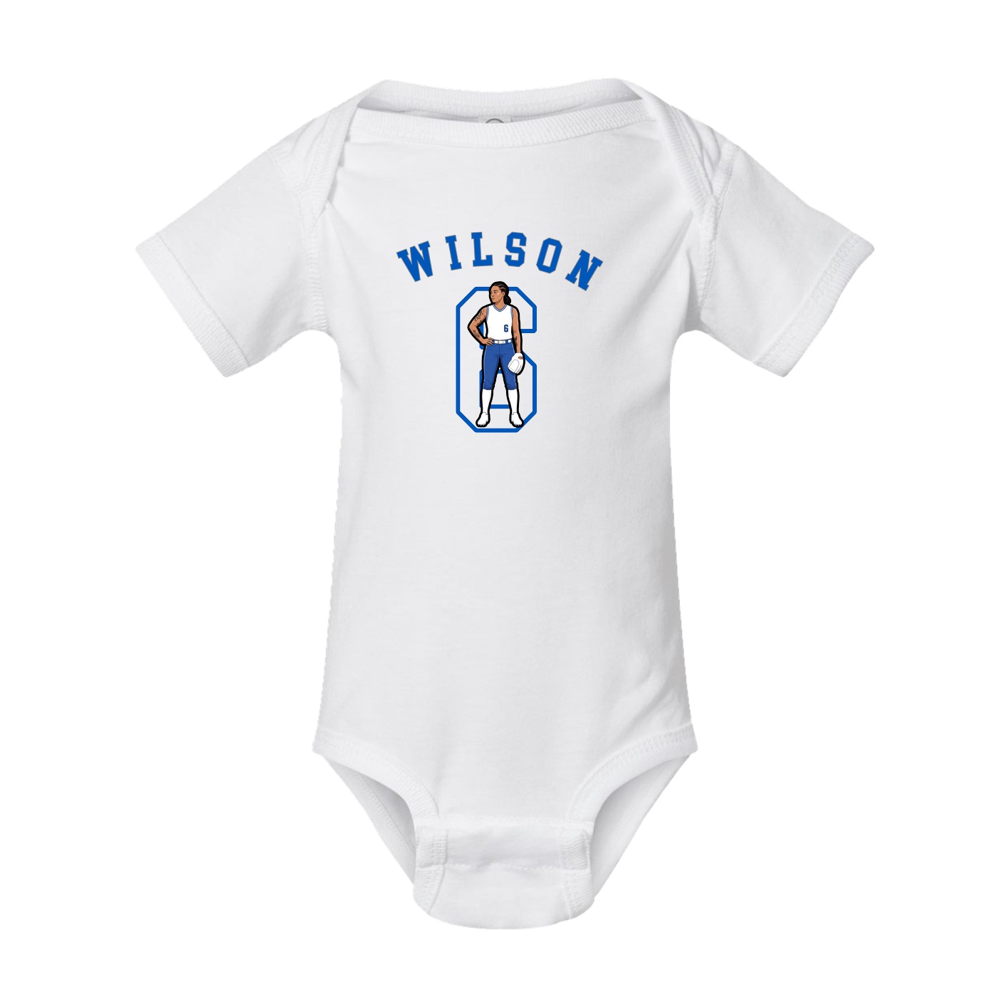 Baby Onesie — Shirsey Arch in White