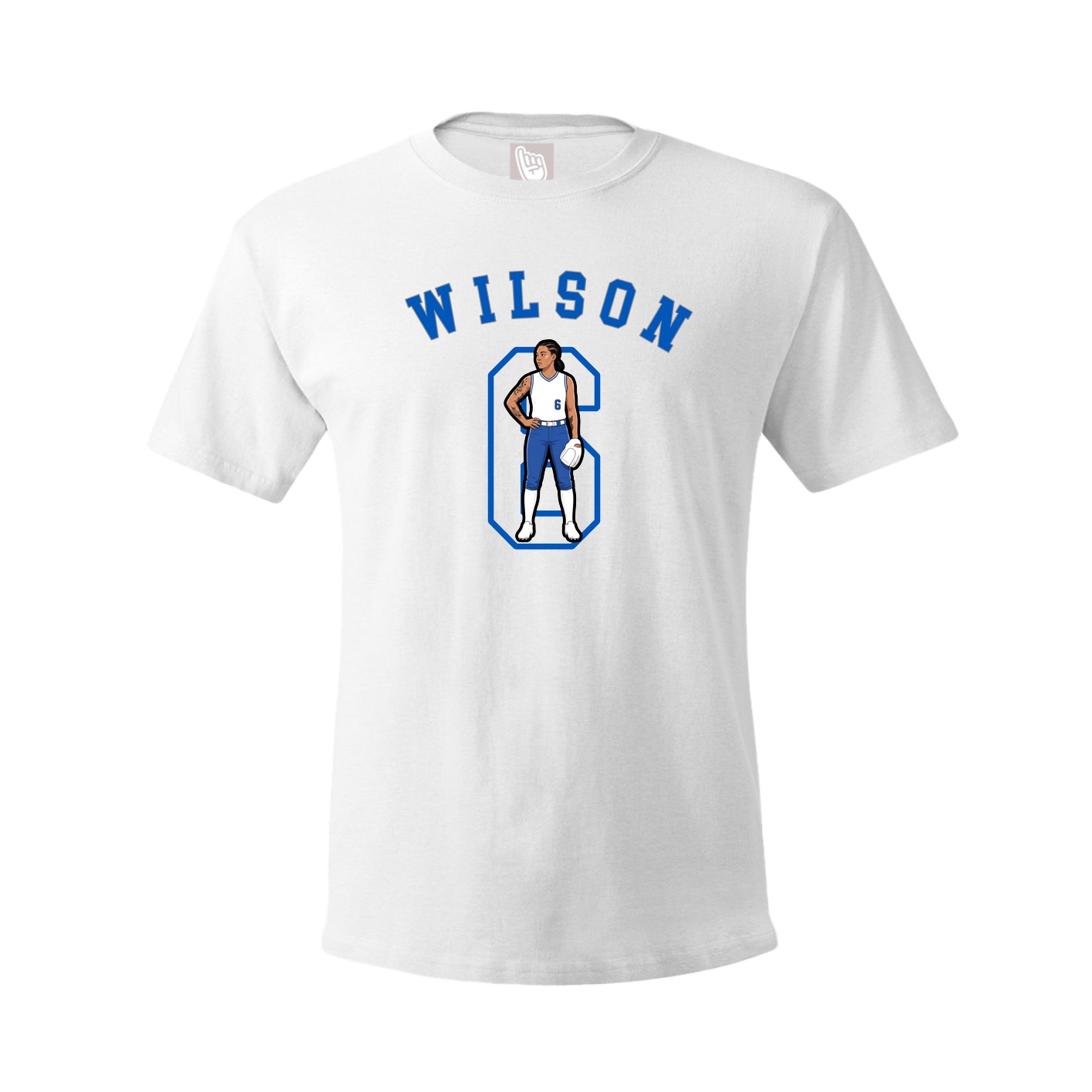 Youth Tee — Shirsey Arch in White