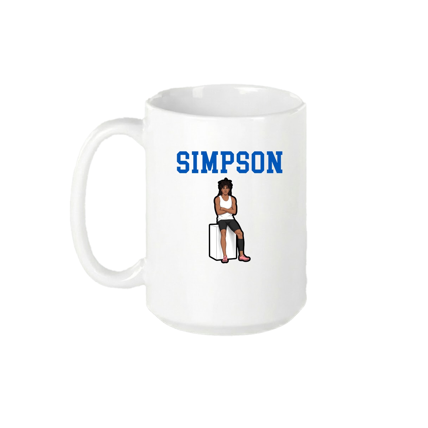 15oz Coffee Mug — Shirsey in White