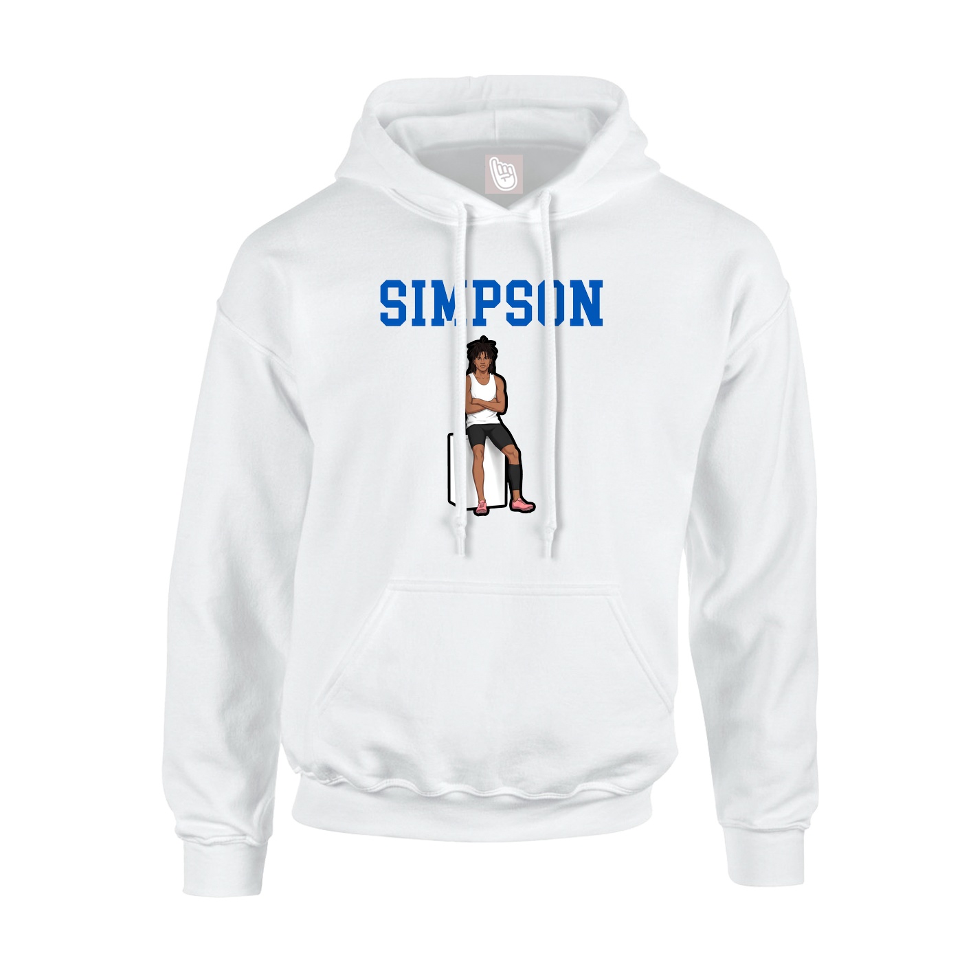 Hoodie — Shirsey in White