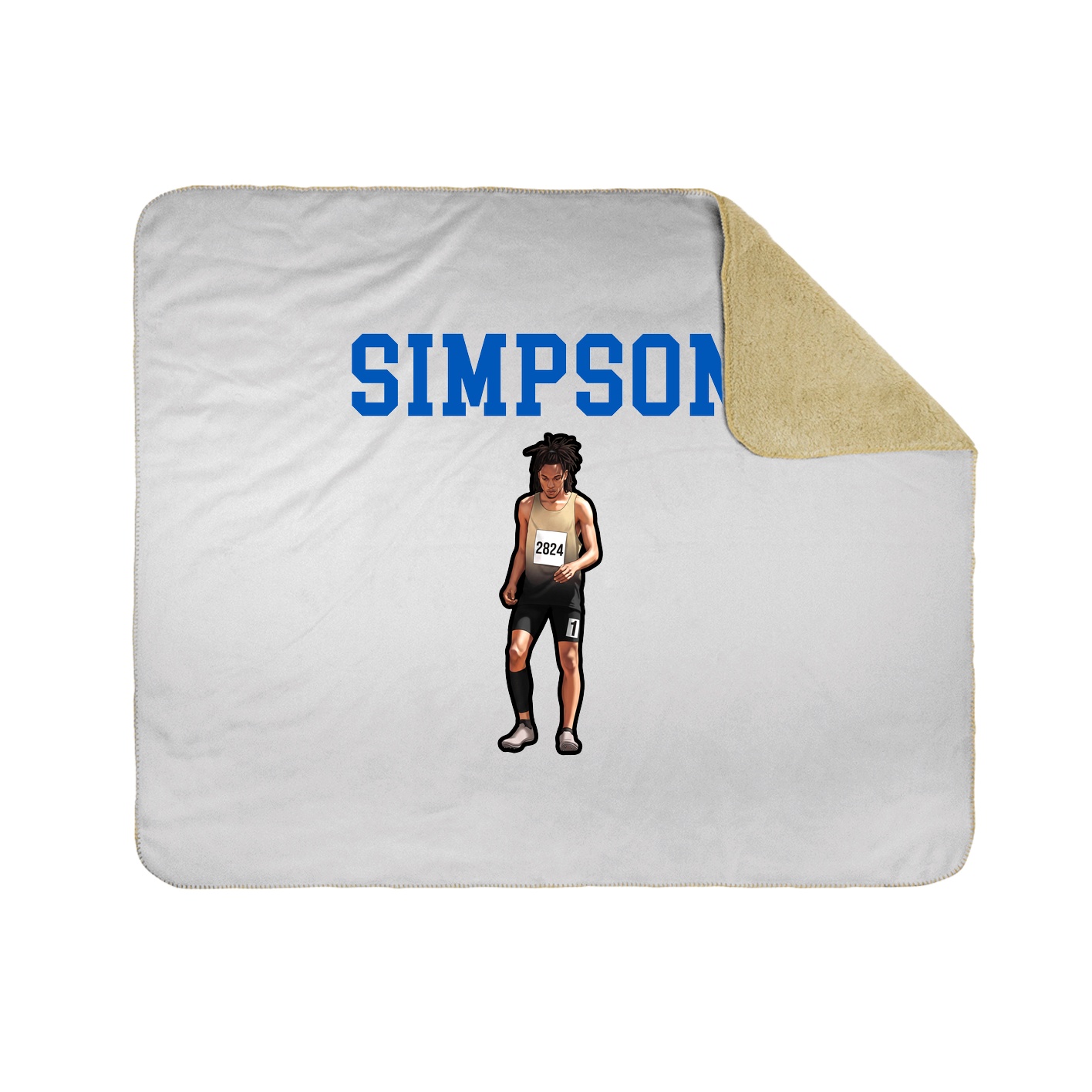Throw Blanket — Shirsey in White