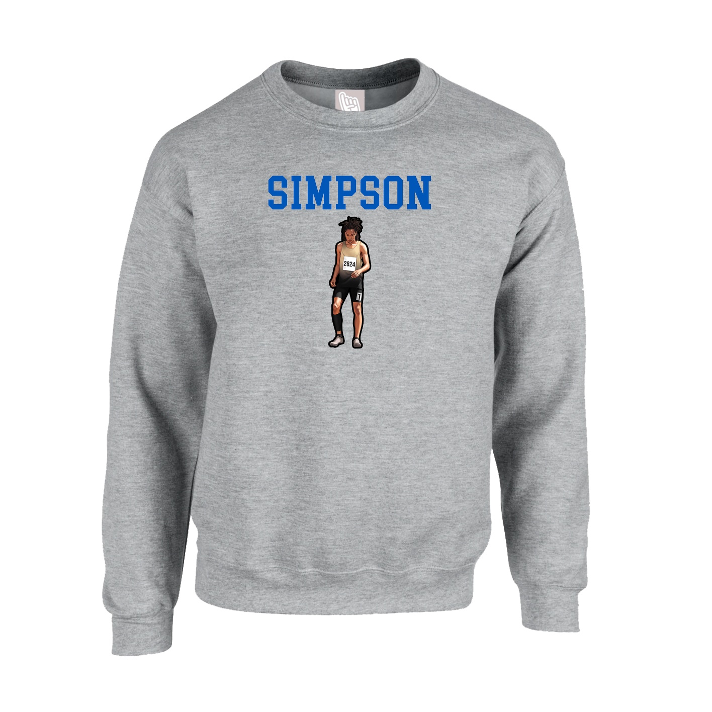 Fleece Crew — Shirsey in Grey