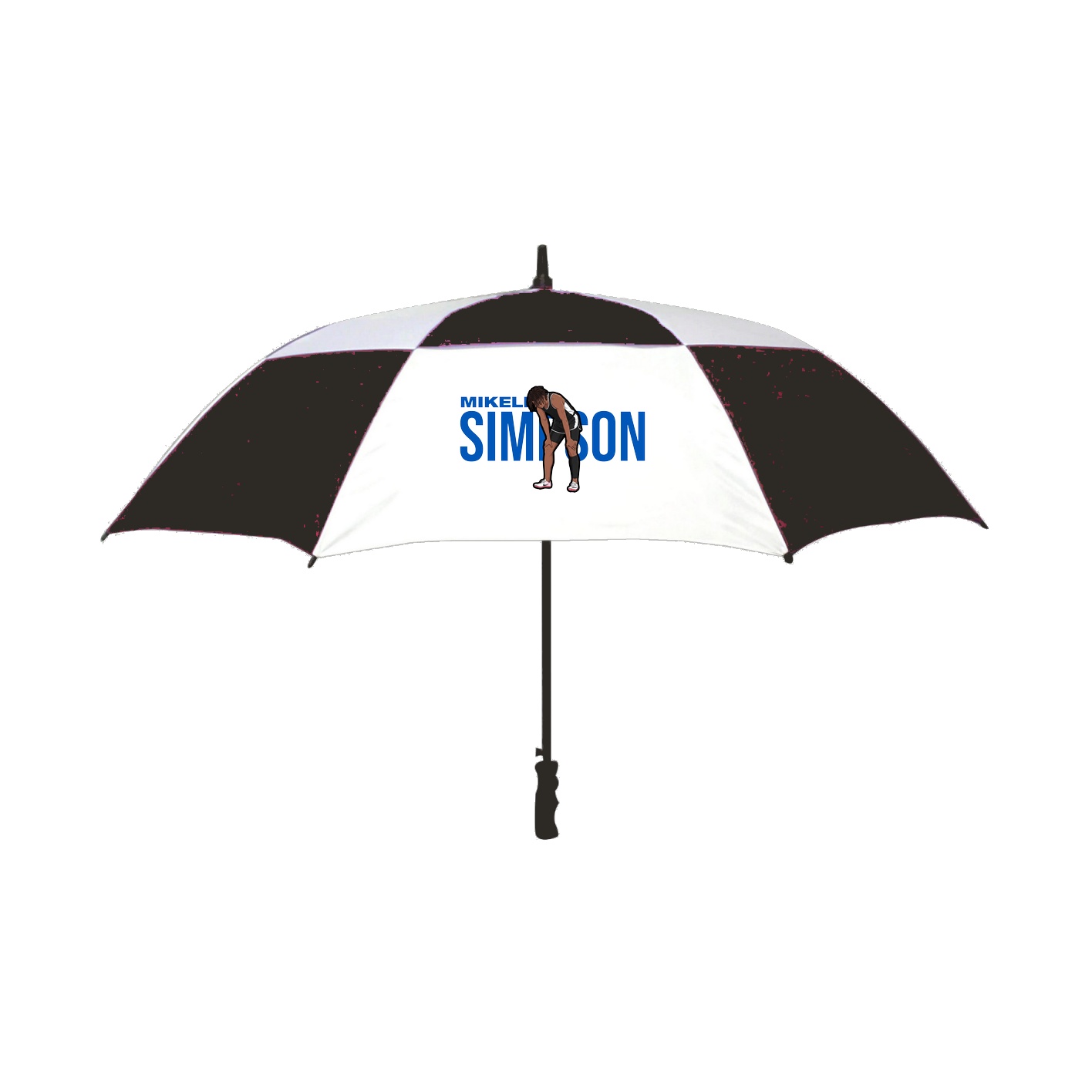 Golf Umbrella — Player Name in Black