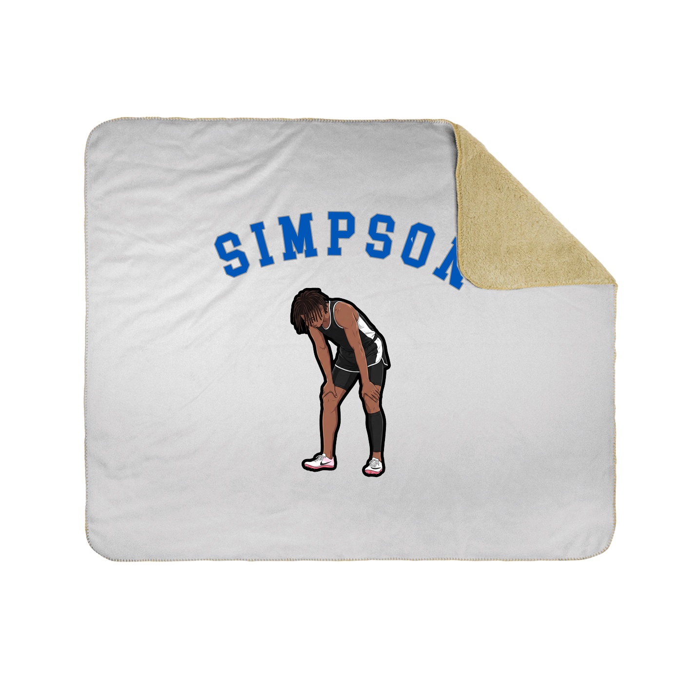 Throw Blanket — Shirsey Arch in White