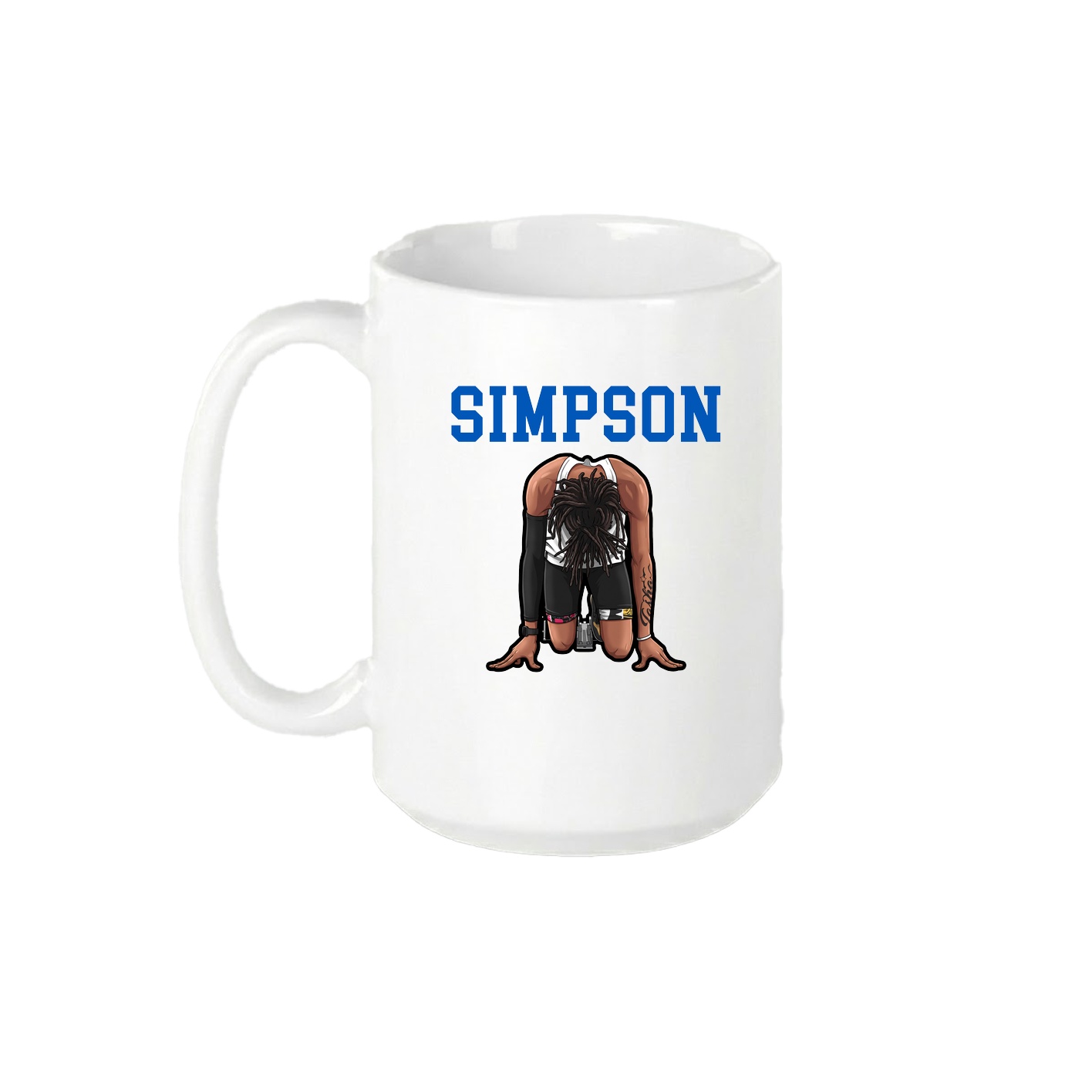 15oz Coffee Mug — Shirsey in White