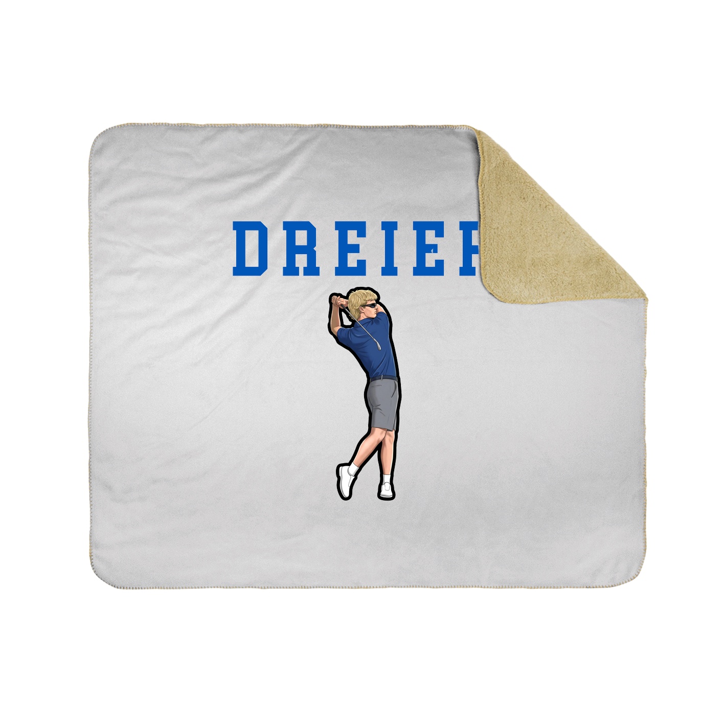 Throw Blanket — Shirsey in White