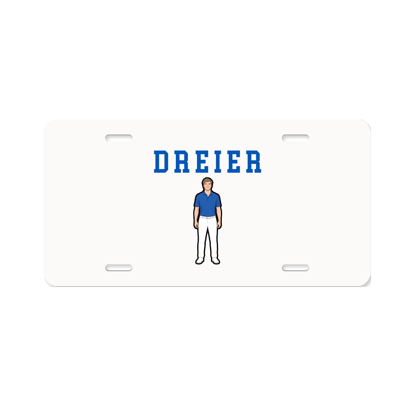 License Plate — Shirsey in Classic