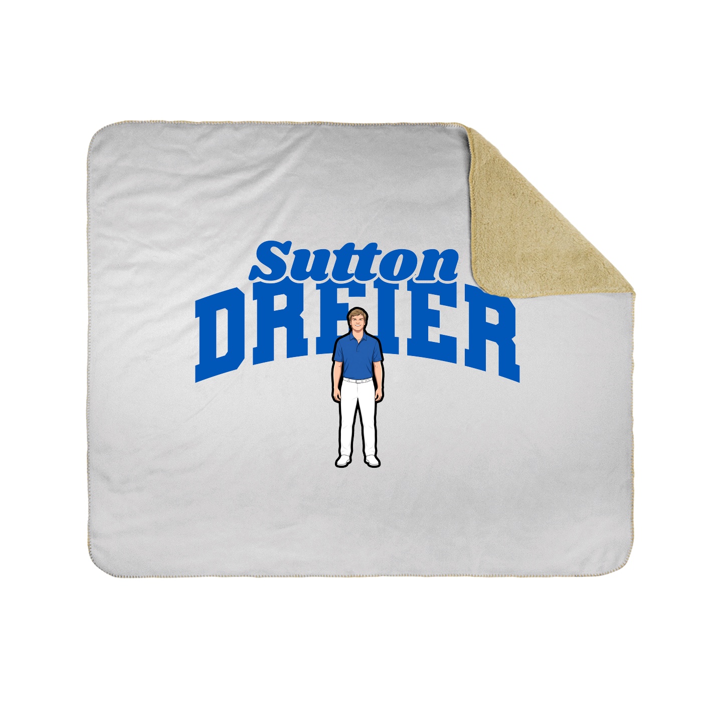 Throw Blanket — Signature Arch in White