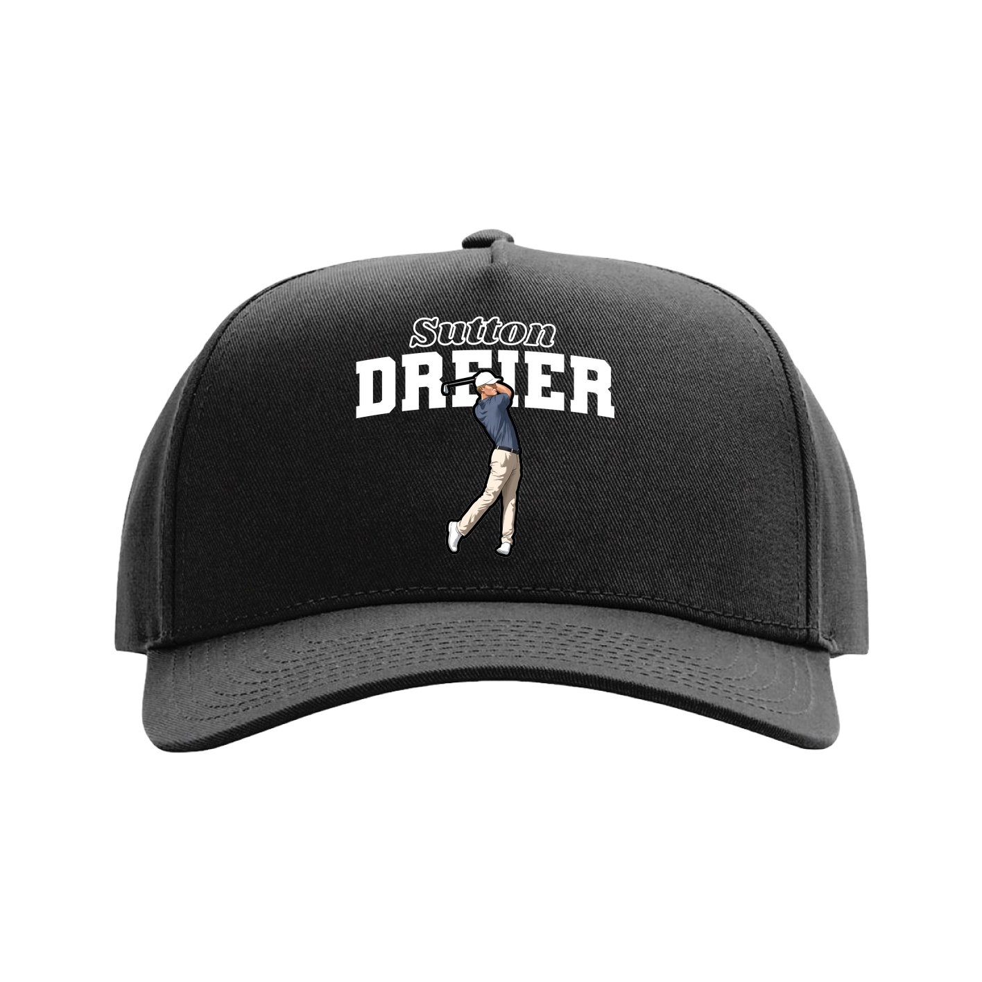 Full Fabric Five-Panel Champ Cap