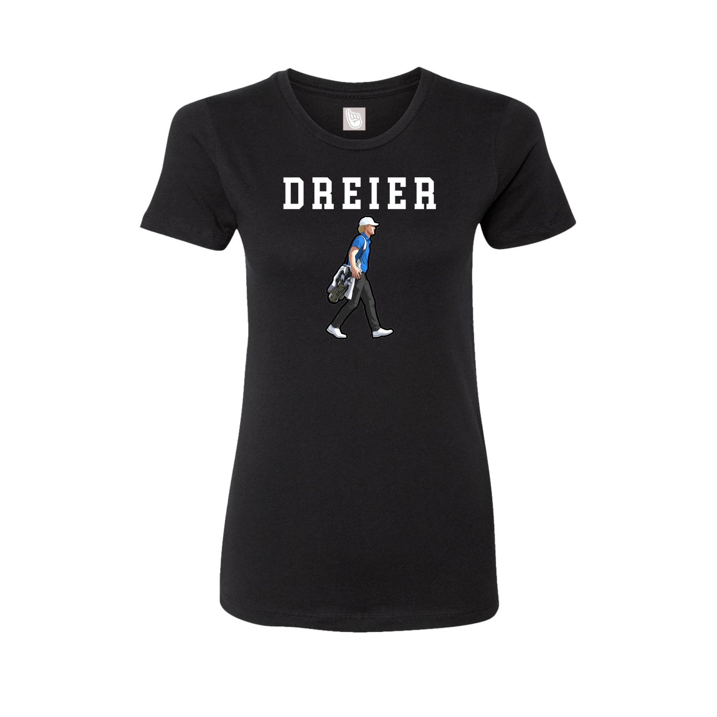 Fitted Women's Tee — Shirsey in Black