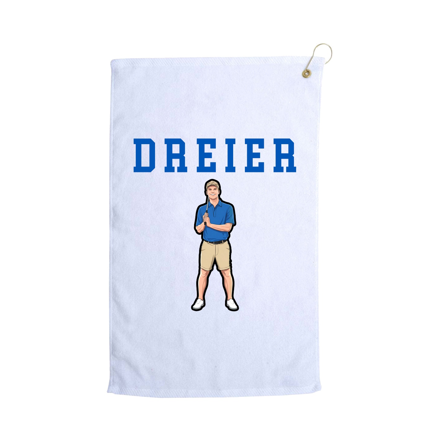Golf Towel — Shirsey in White