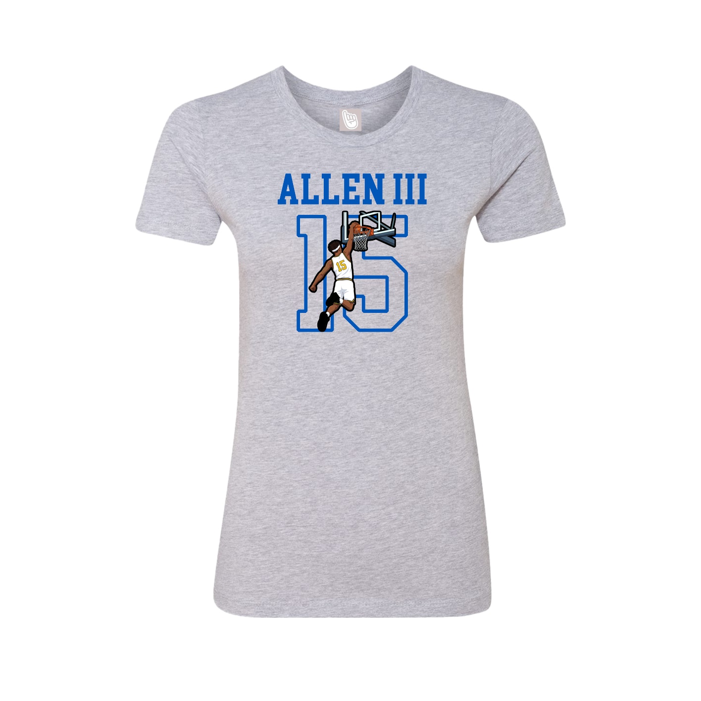 Fitted Women's Tee — Shirsey in Grey