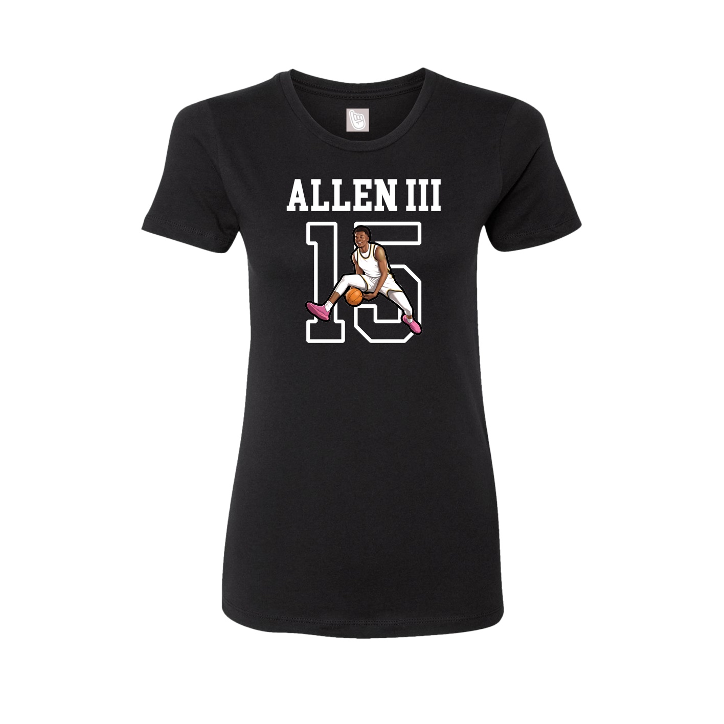 Fitted Women's Tee — Shirsey in Black