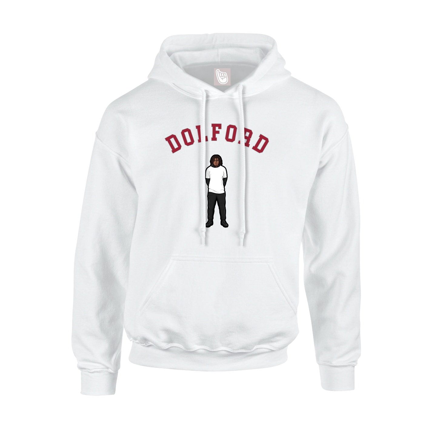Hoodie — Shirsey Arch in White