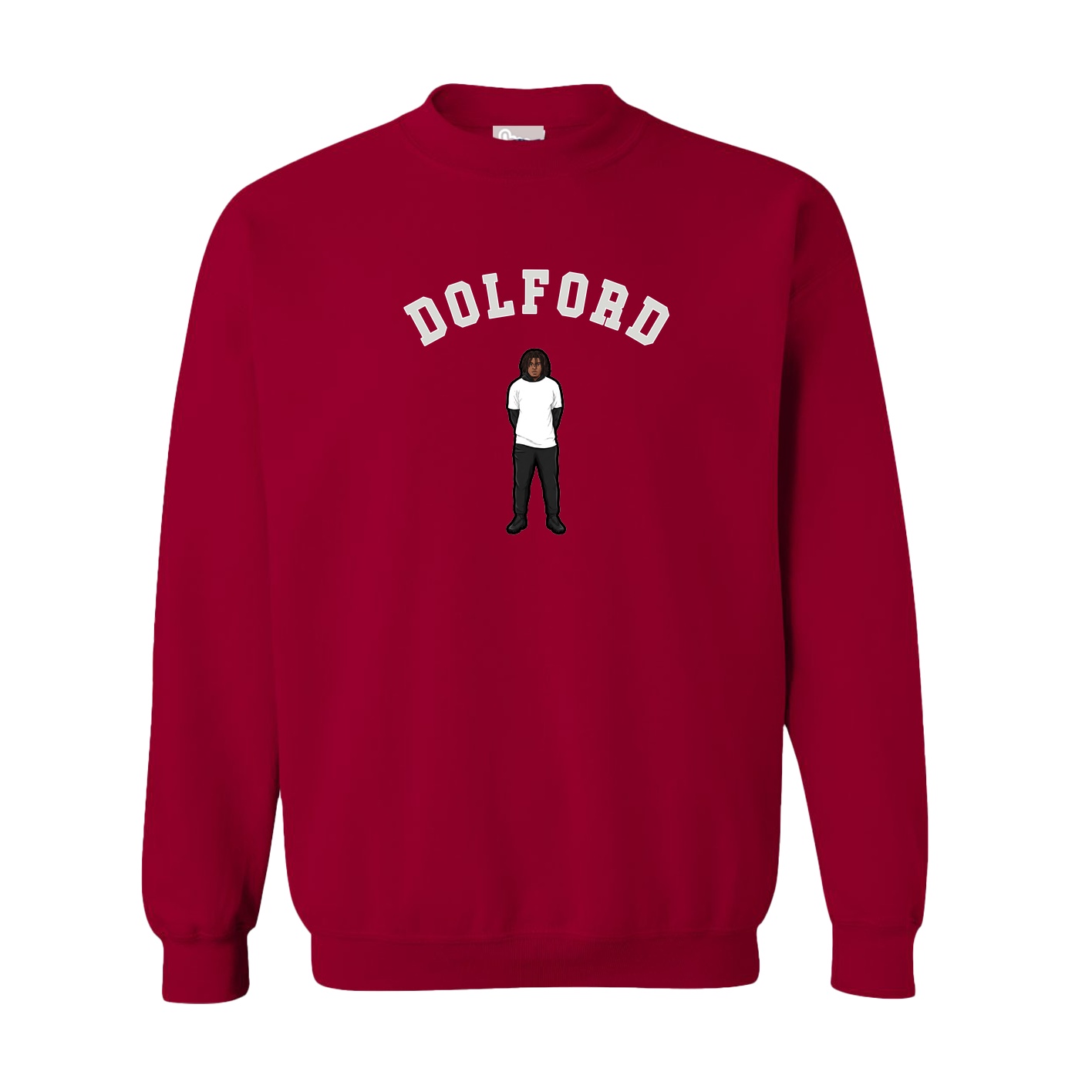 Fleece Crew — Shirsey Arch in Cardinal