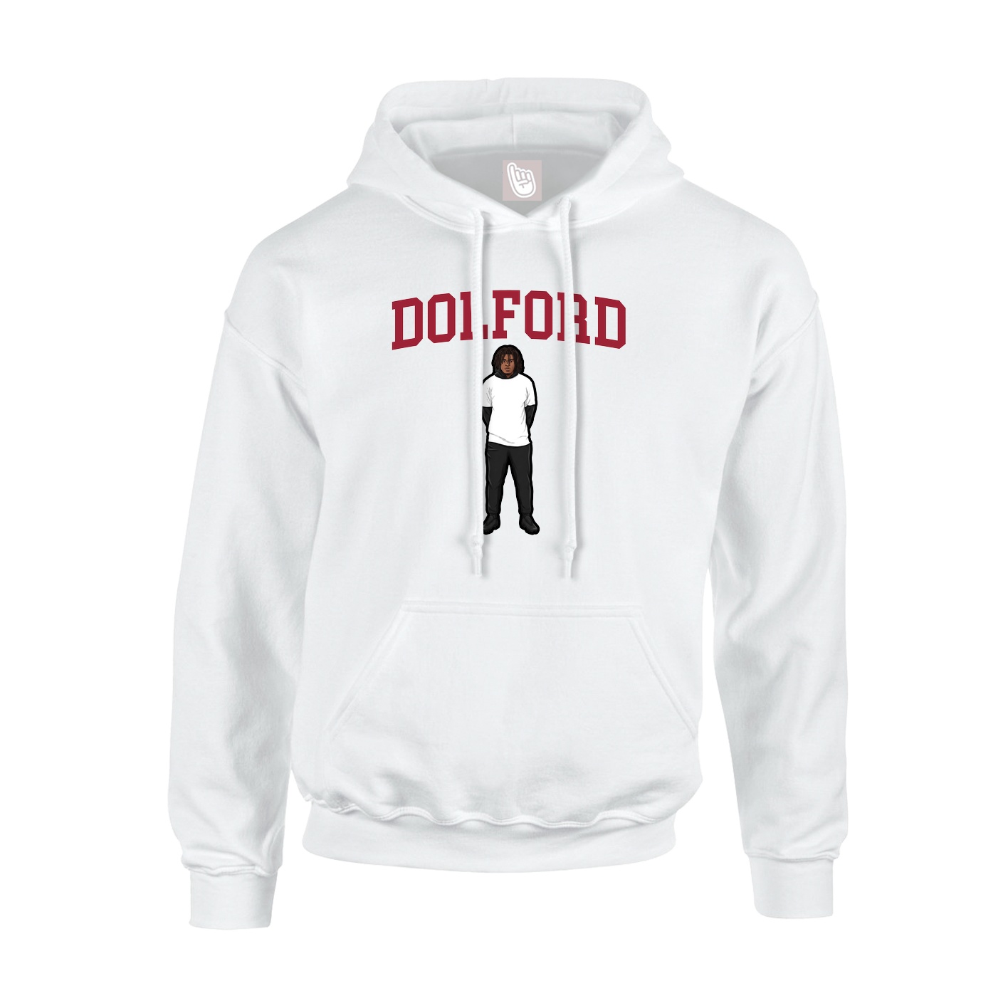 Hoodie — Shirsey in White
