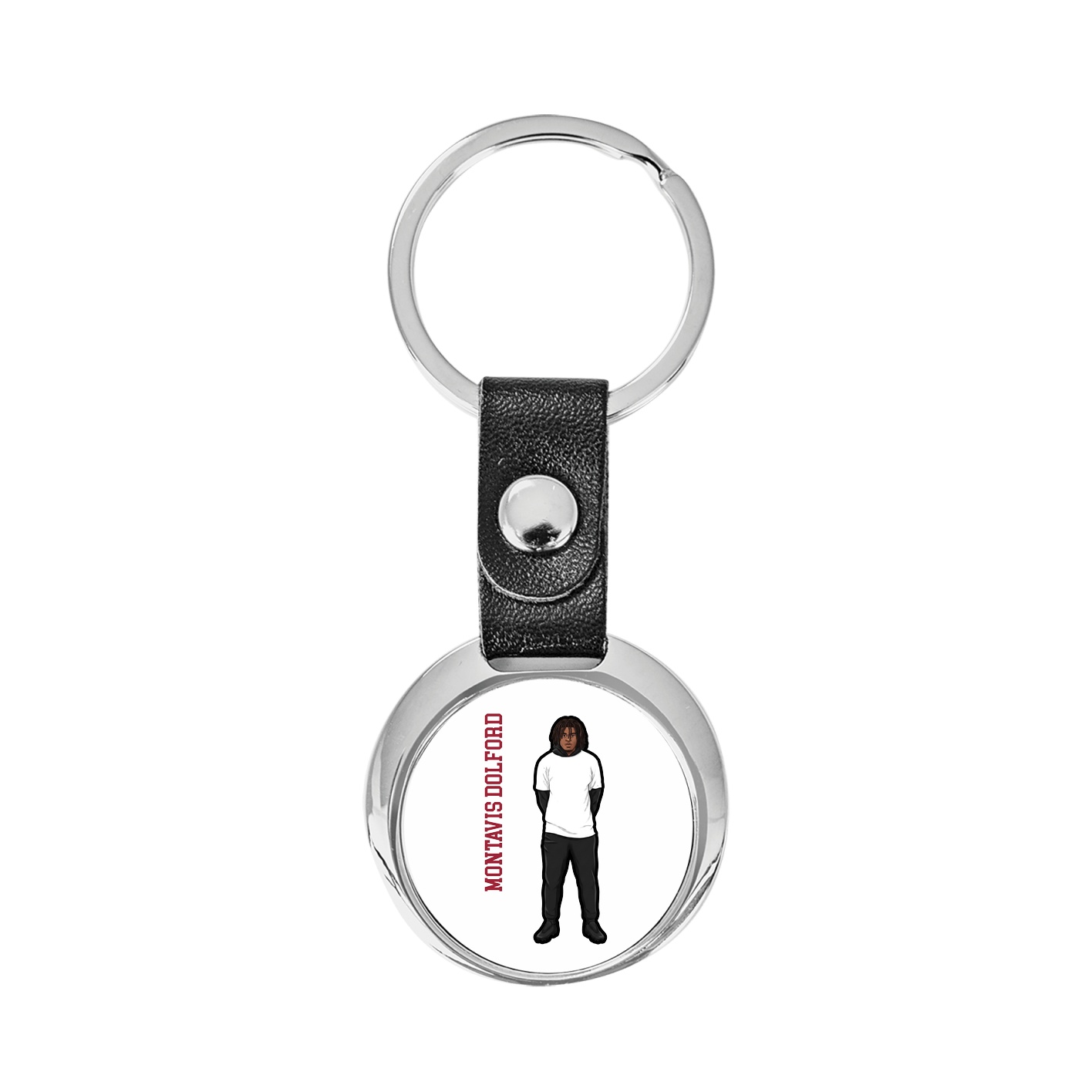 Key Chain — Name Vertical in Classic