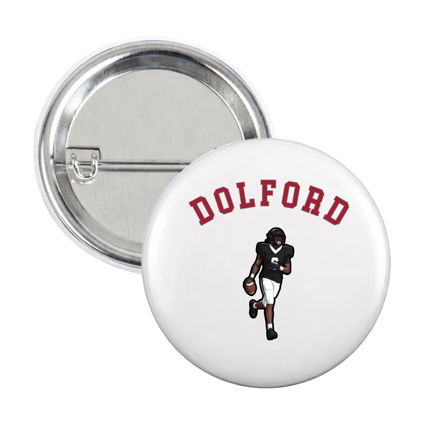 Game Day Button — Shirsey Arch in White