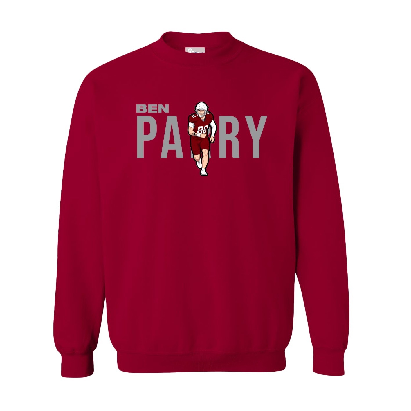 Fleece Crew — Player Name in Cardinal