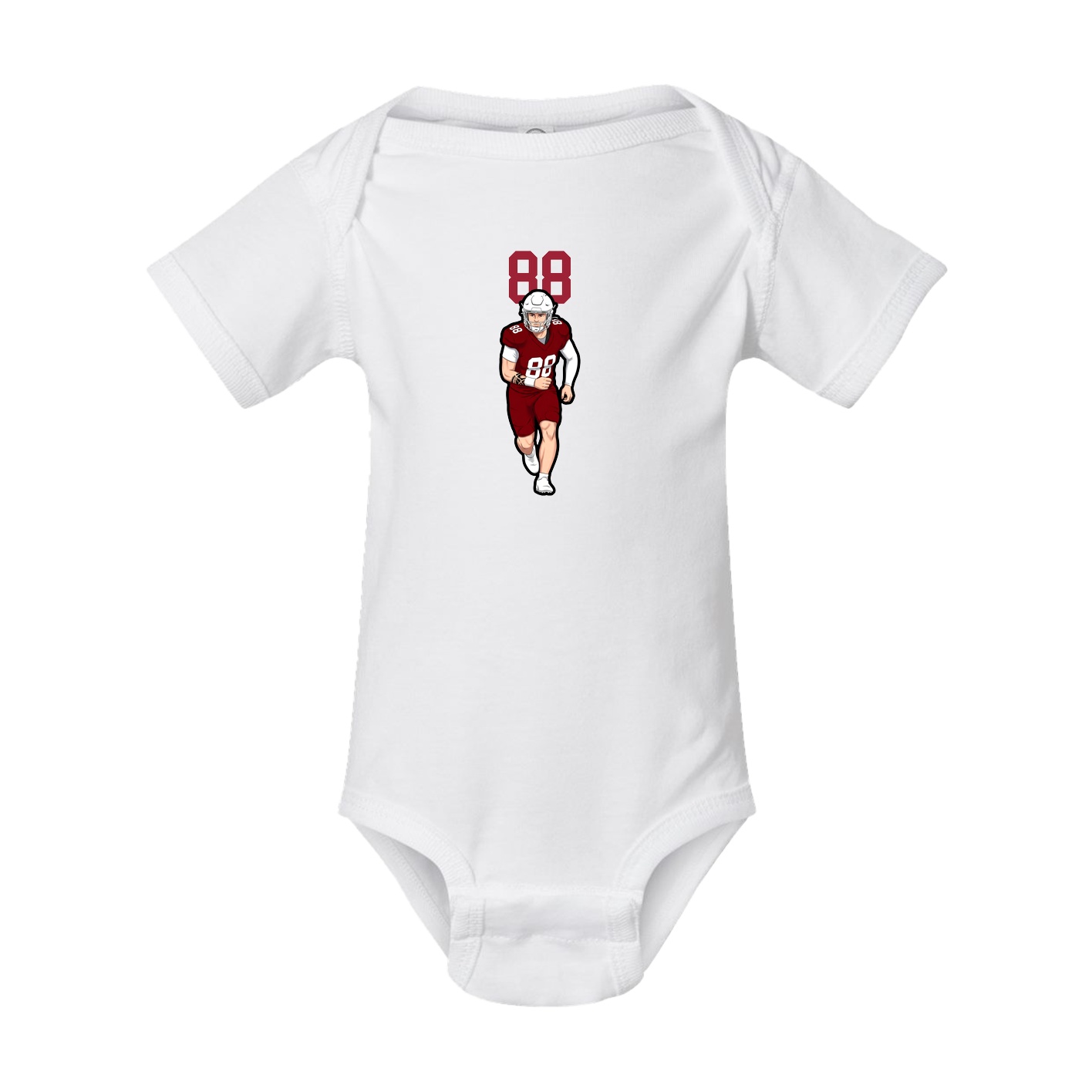 Baby Onesie — Number Top in White