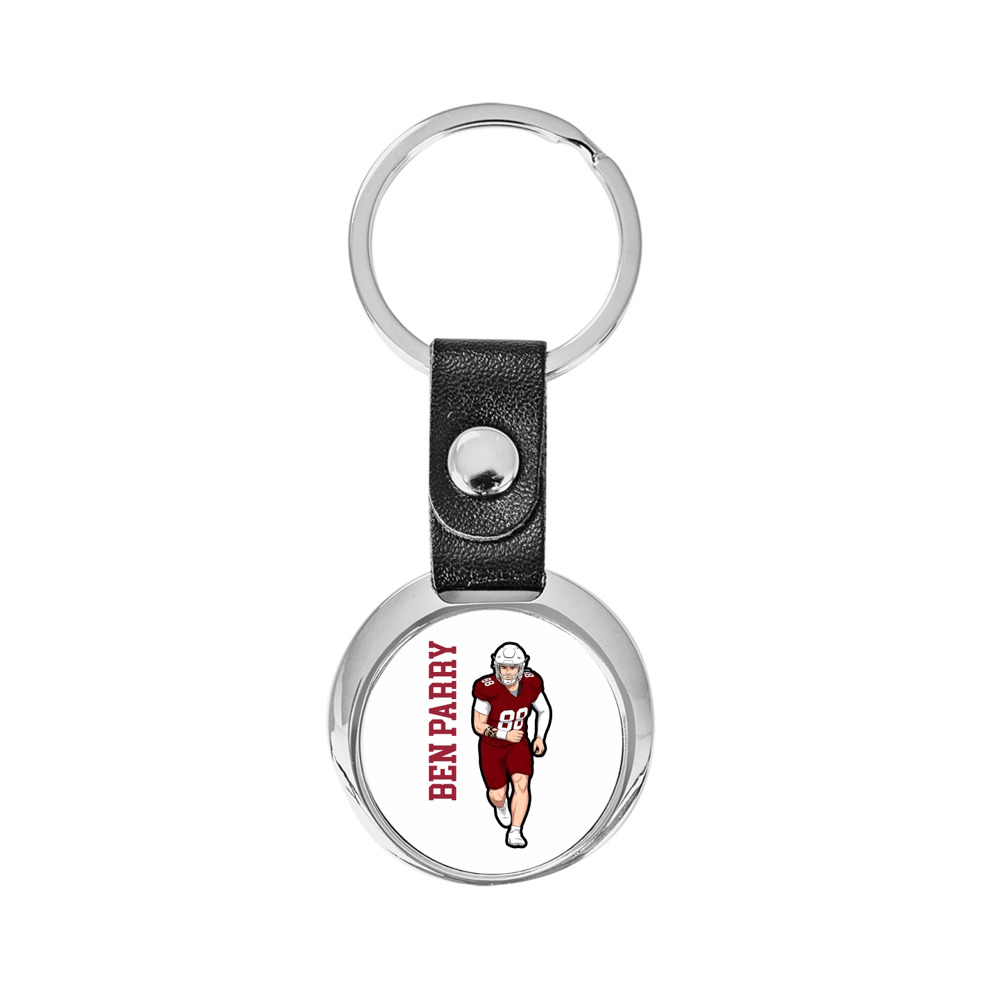 Key Chain — Name Vertical in Classic