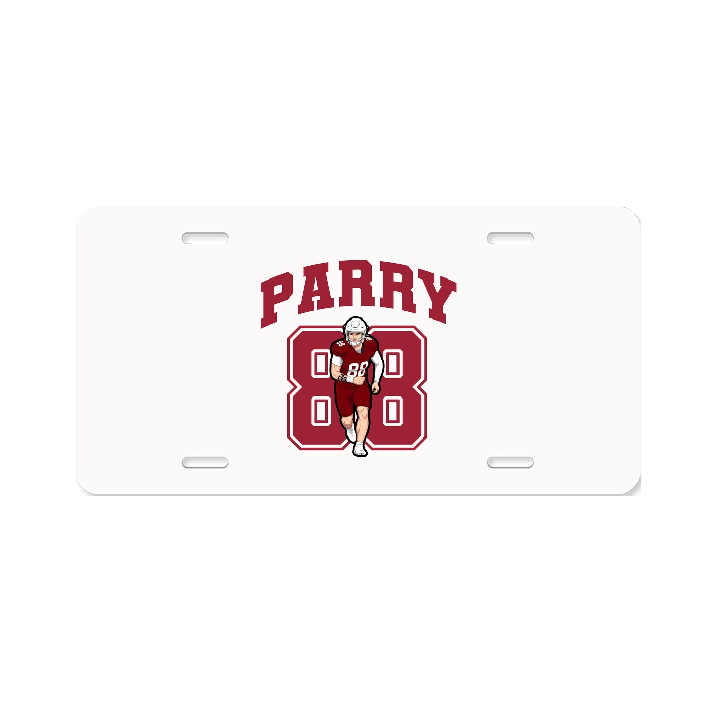 License Plate — Number in Classic