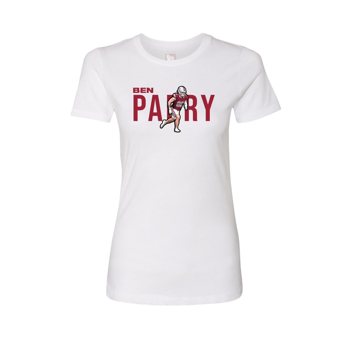 Womens Tee — Player Name in White