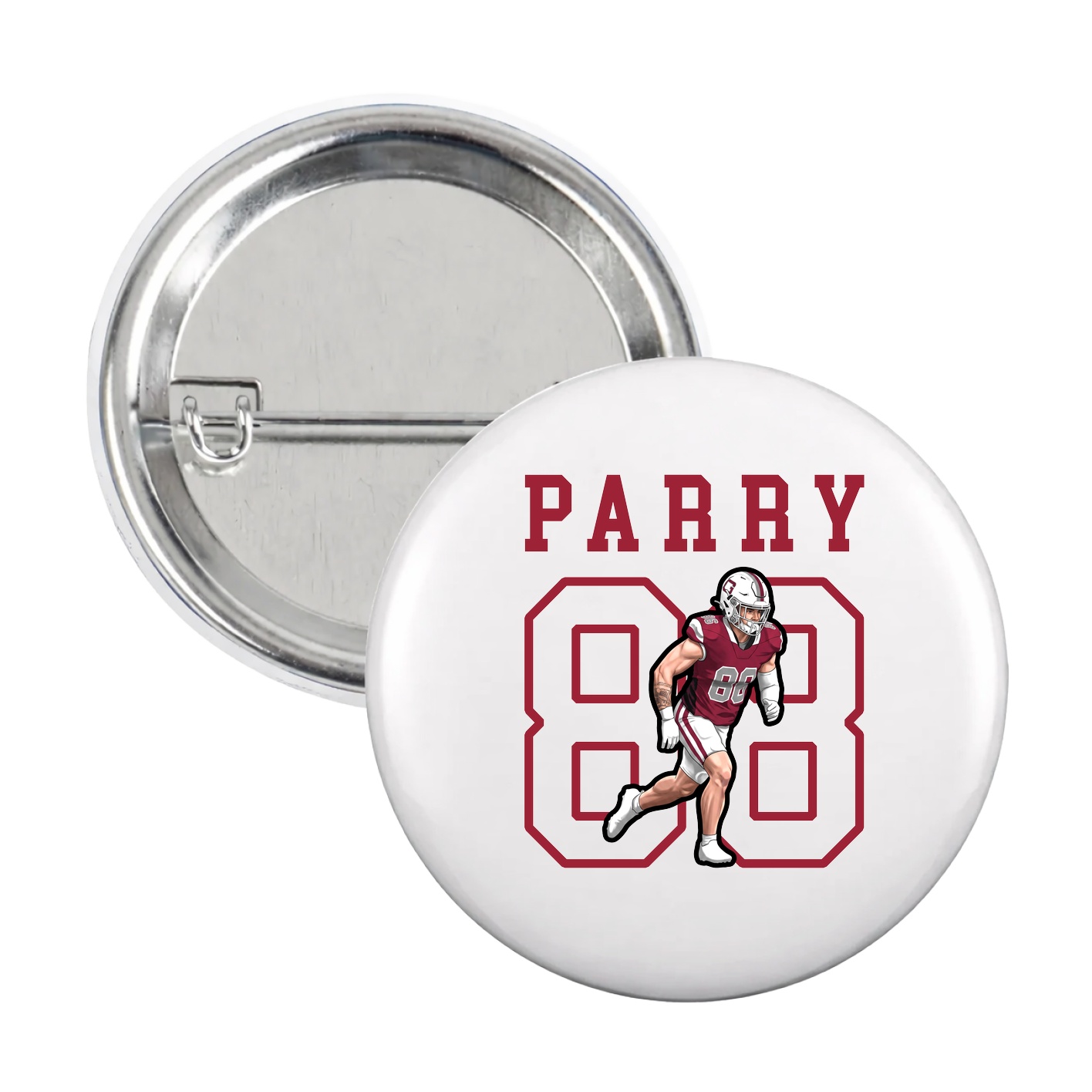 Game Day Button — Shirsey in White