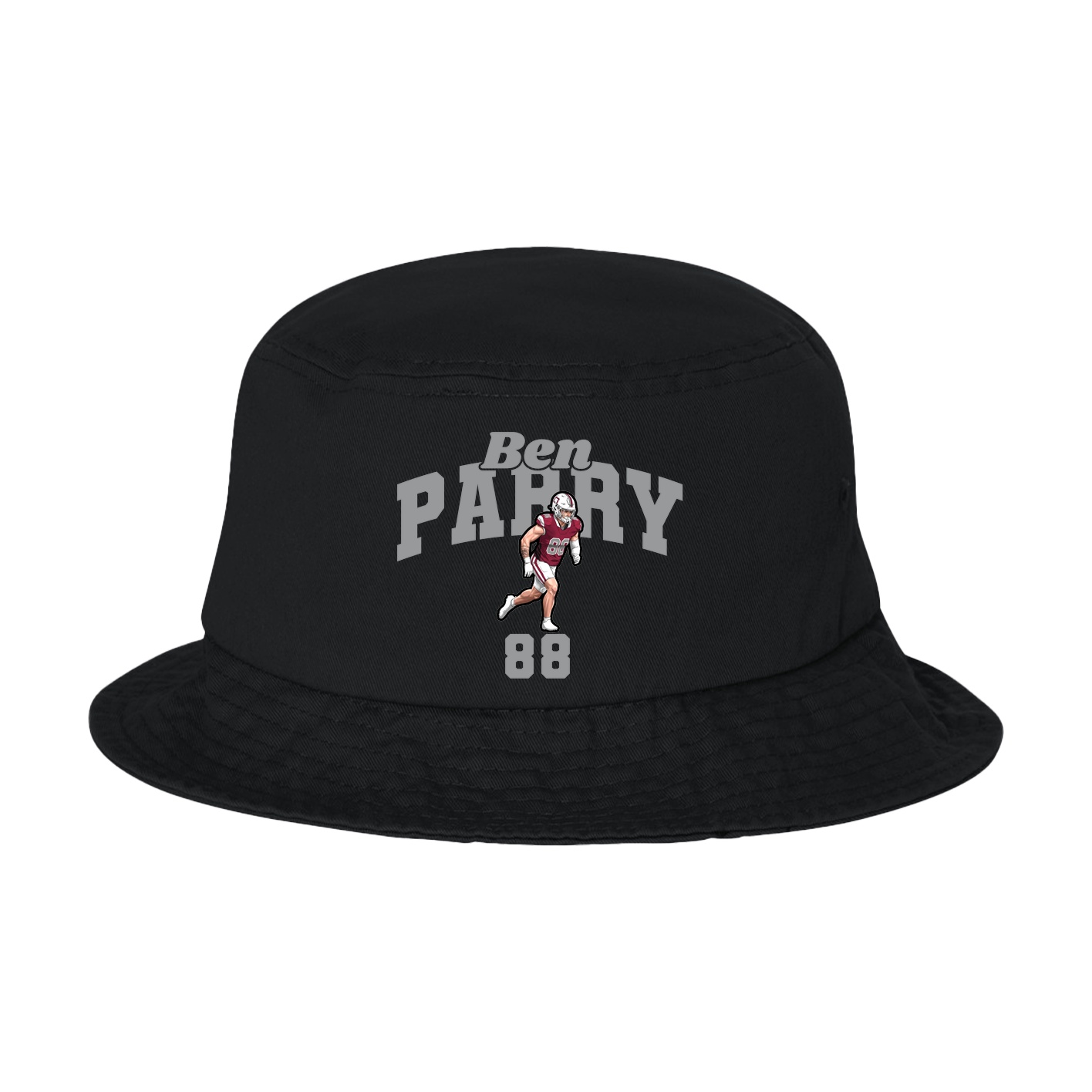 Bucket Cap — Signature Arch in Black