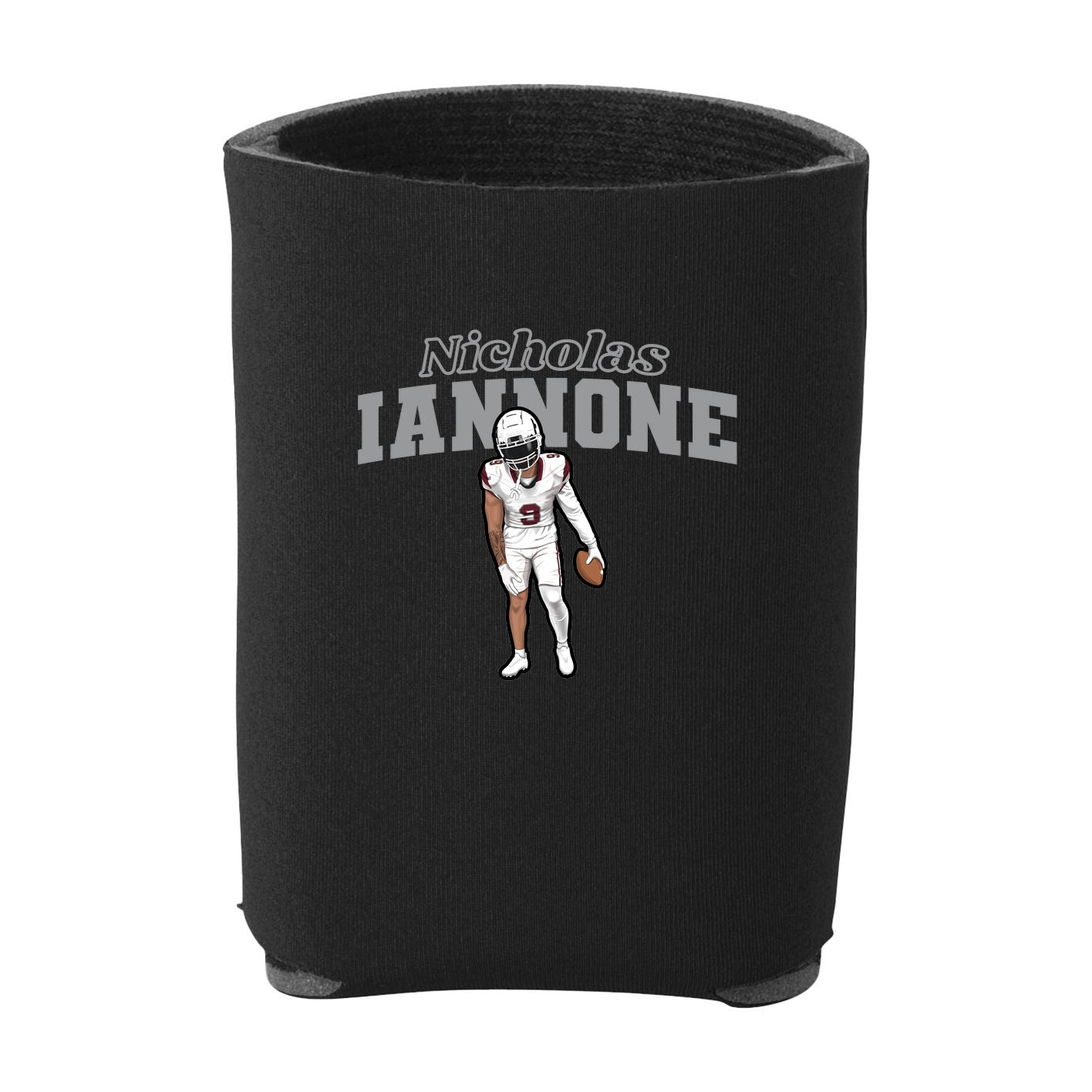 Can Holder — Name Arch in Black