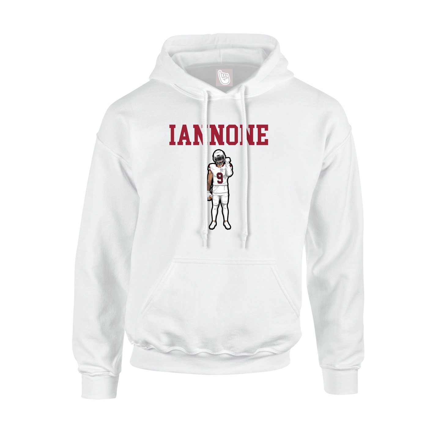 Hoodie — Shirsey in White