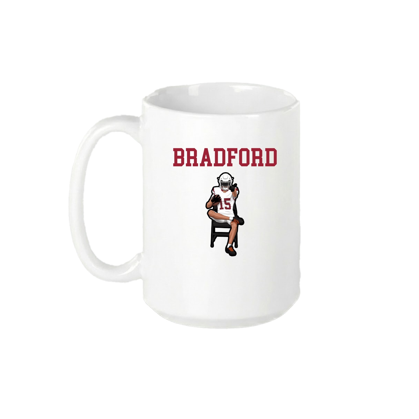 15oz Coffee Mug — Shirsey in White