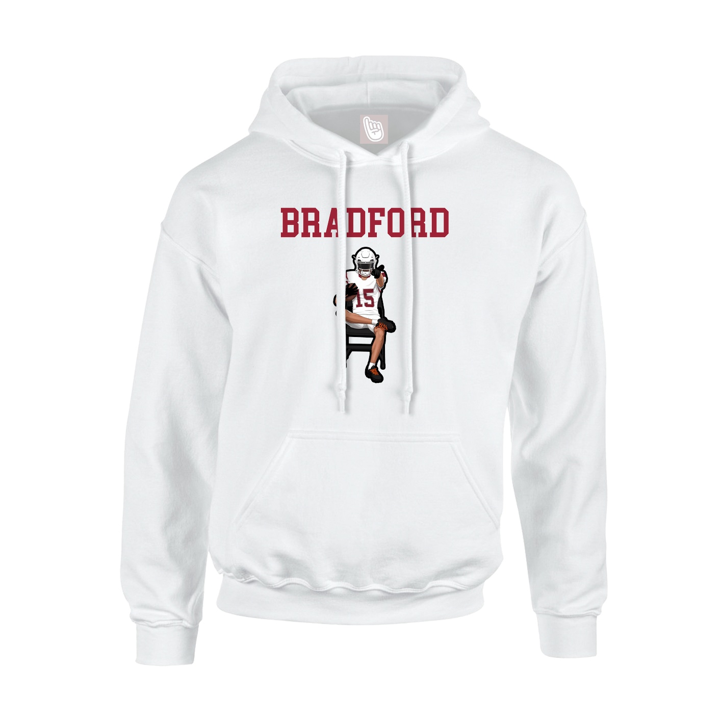 Youth Hoodie — Shirsey in White
