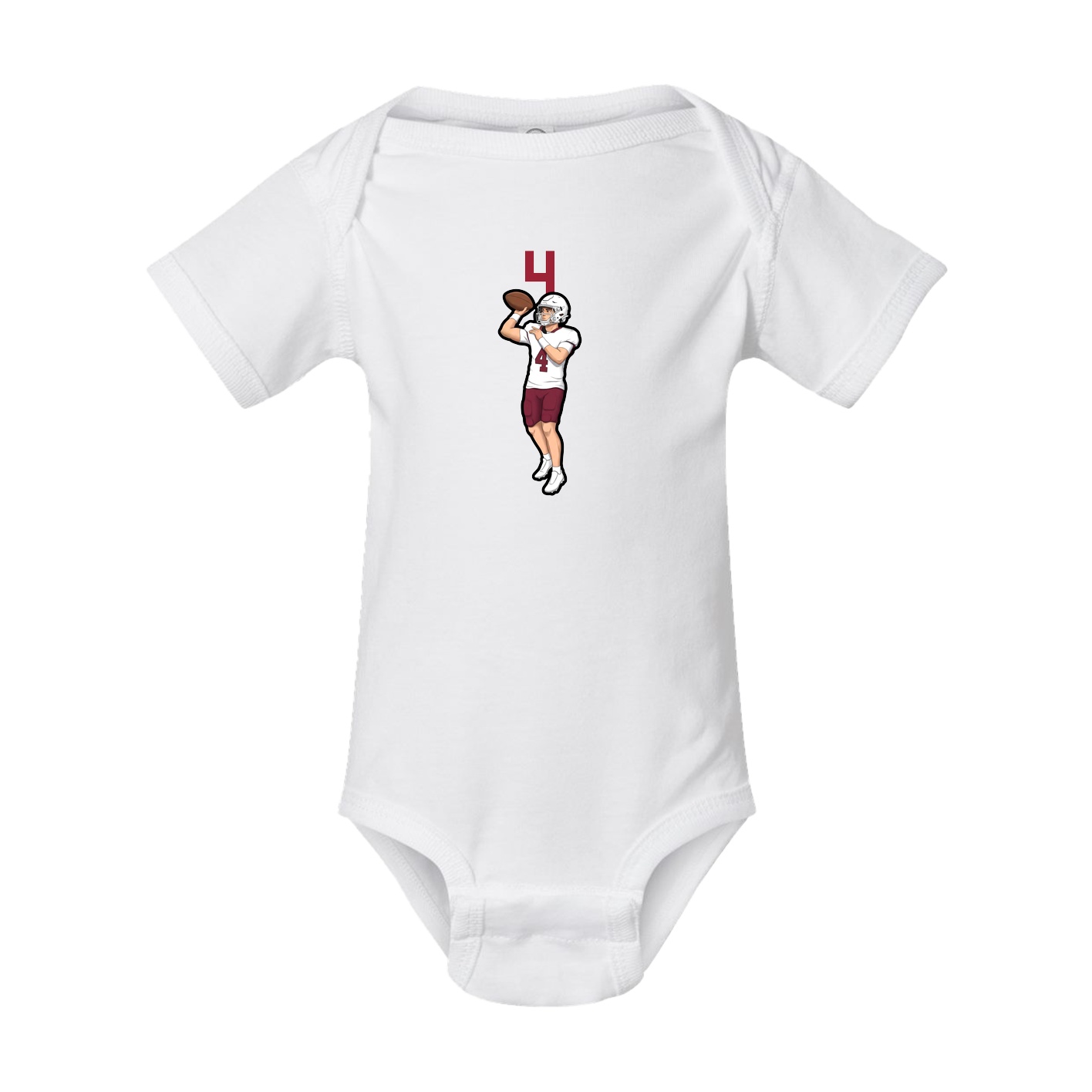 Baby Onesie — Number Top in White