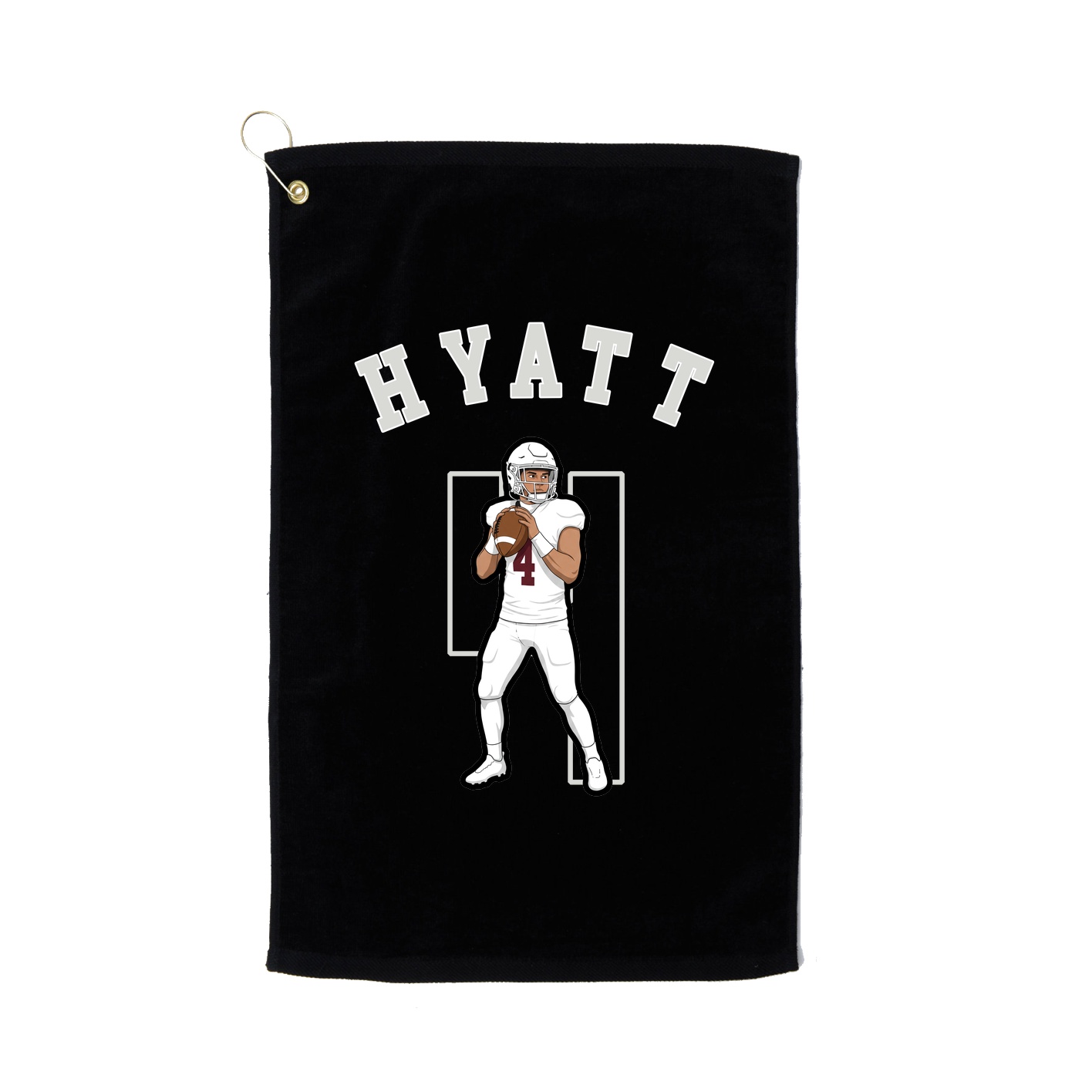 Golf Towel — Shirsey Arch in Black