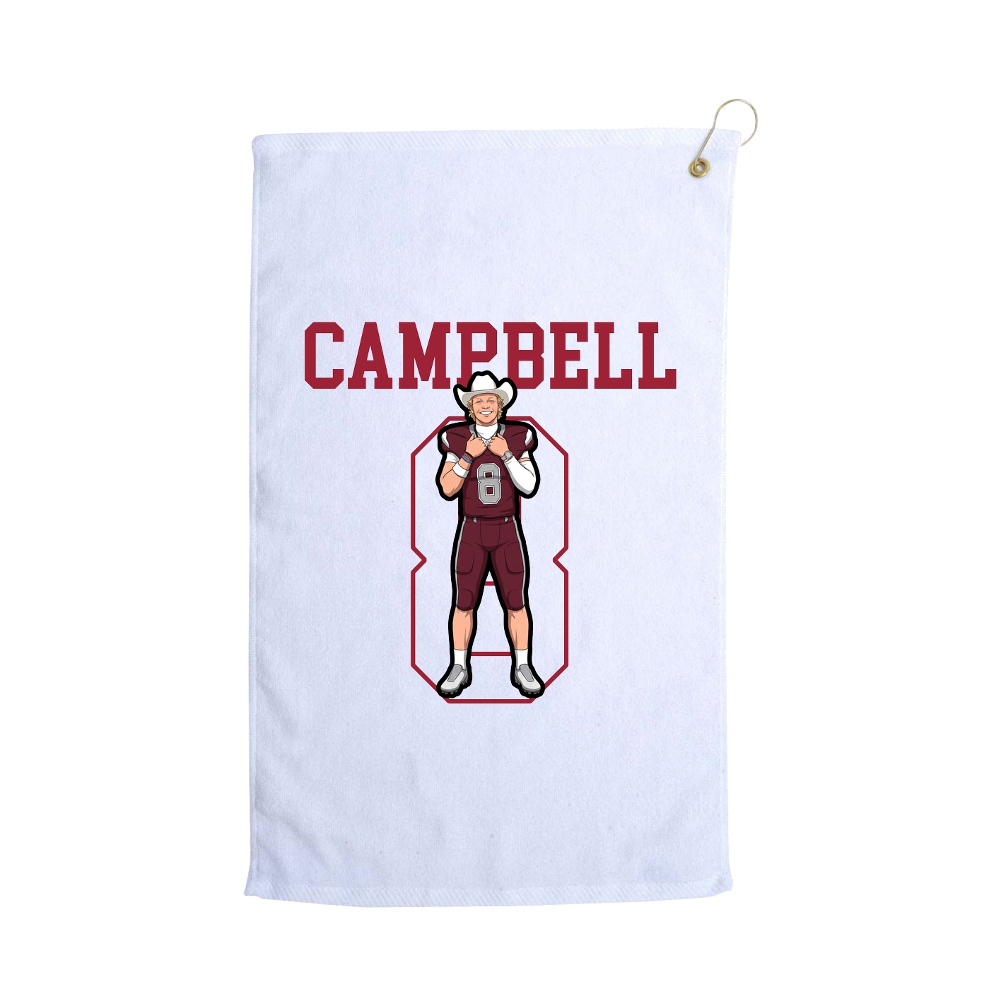 Golf Towel — Shirsey in White
